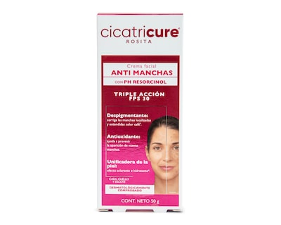 Foto 1 | Crema Facial Antimanchas Cicatricure con PH Resorcinol y FPS 30 50 g