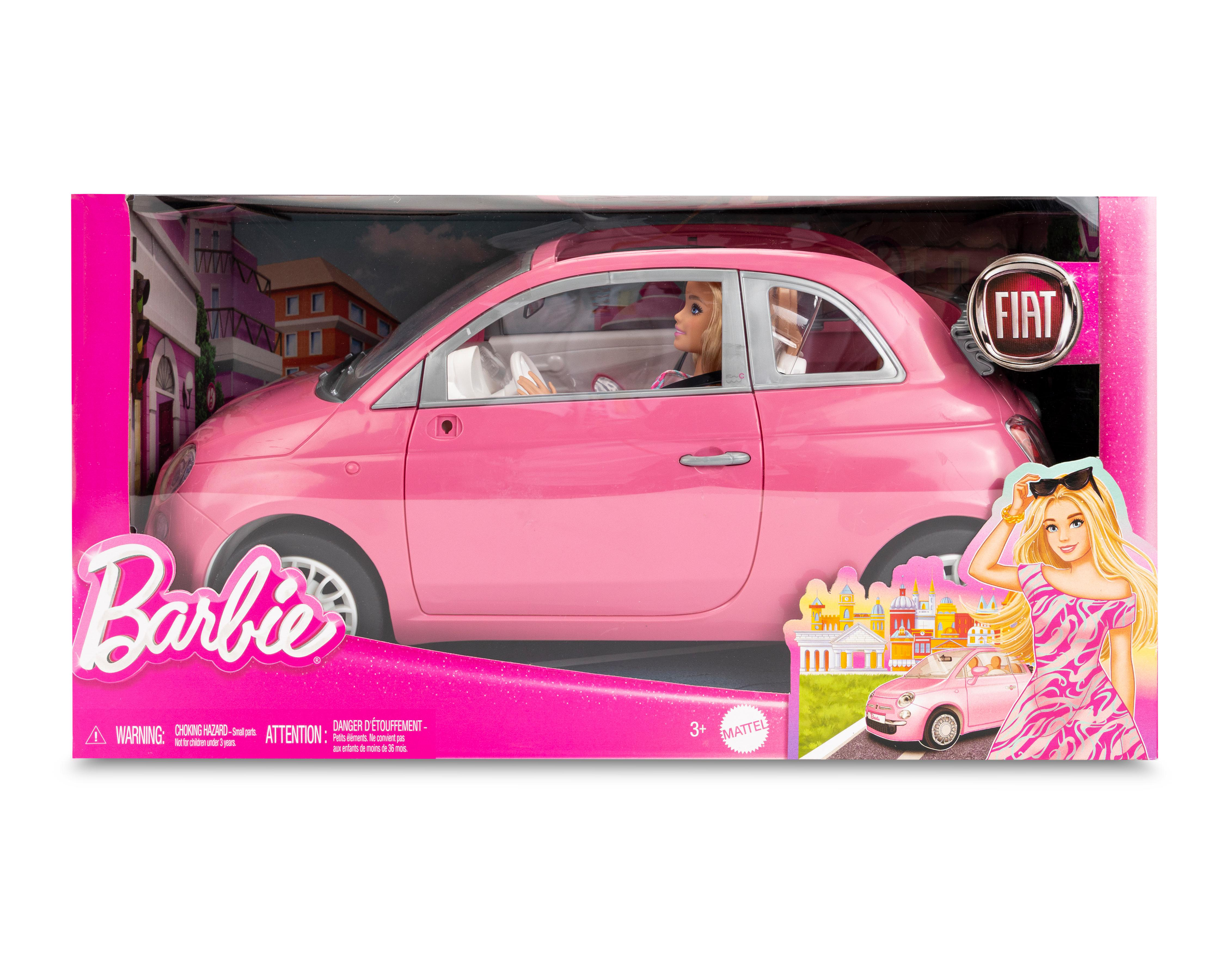 Foto 2 pulgar | Carro Fiat Barbie con Muñeca