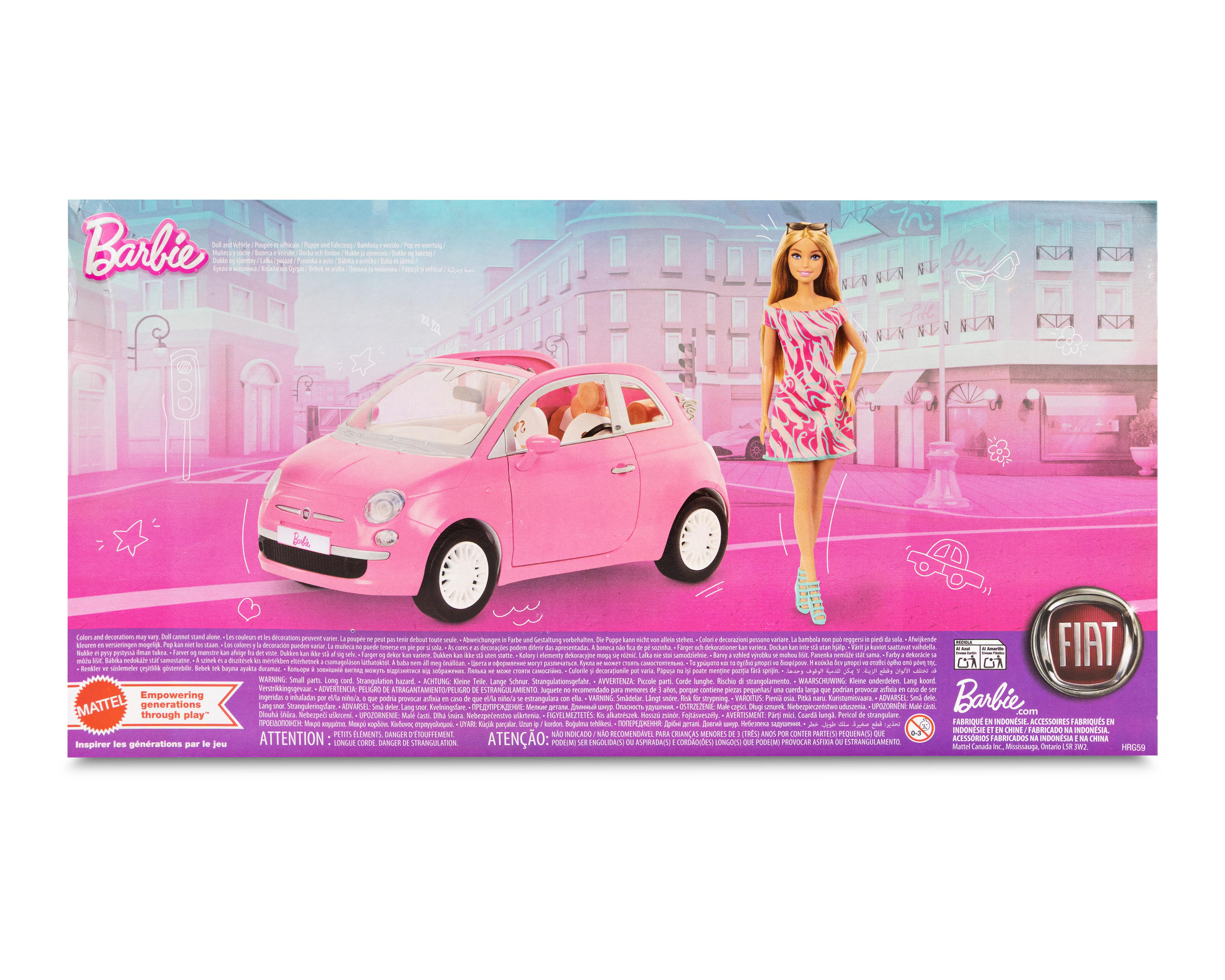 Foto 2 | Carro Fiat Barbie con Muñeca