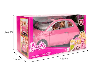 Foto 3 | Carro Fiat Barbie con Muñeca