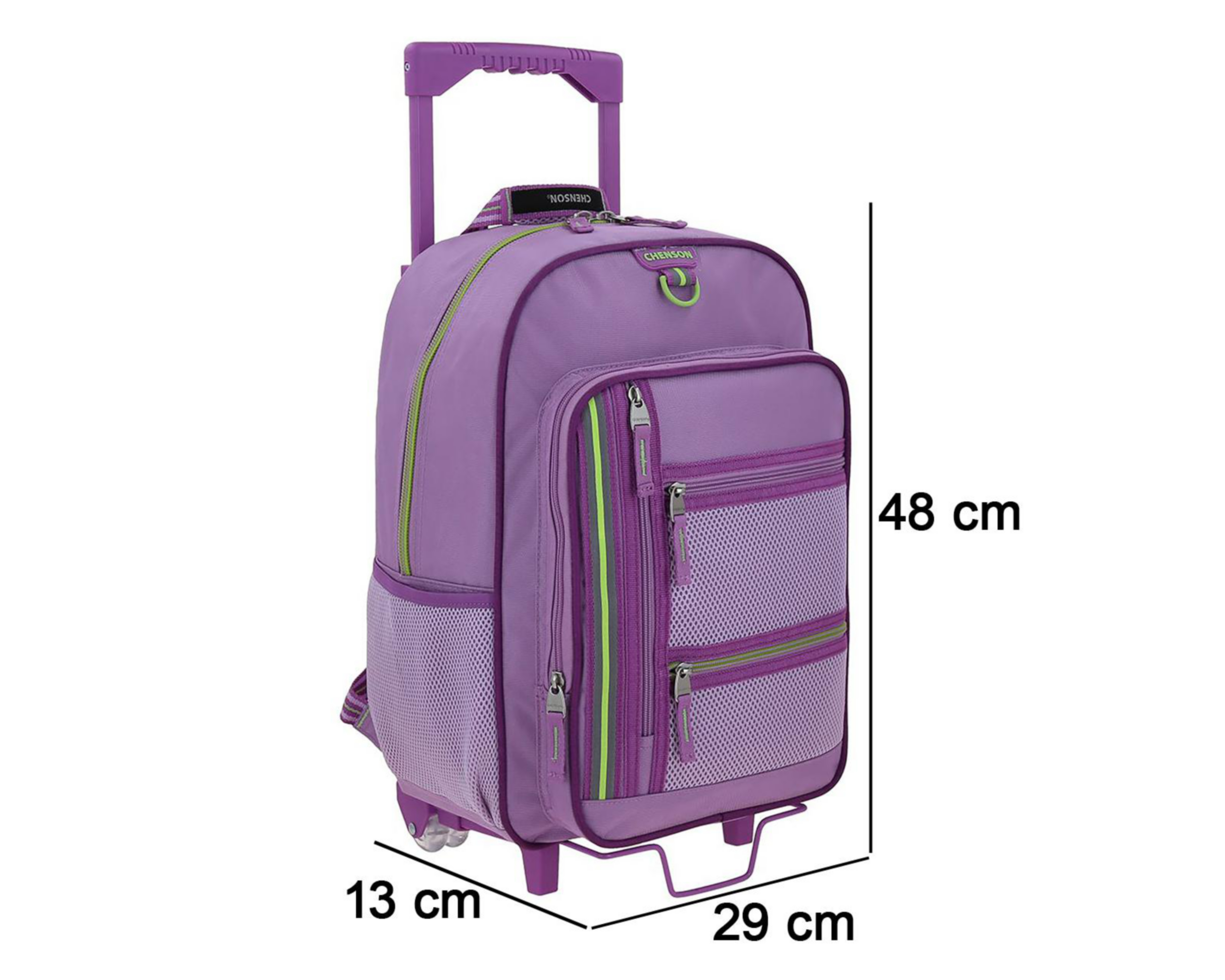 Foto 9 pulgar | Mochila con Ruedas Chenson Morada