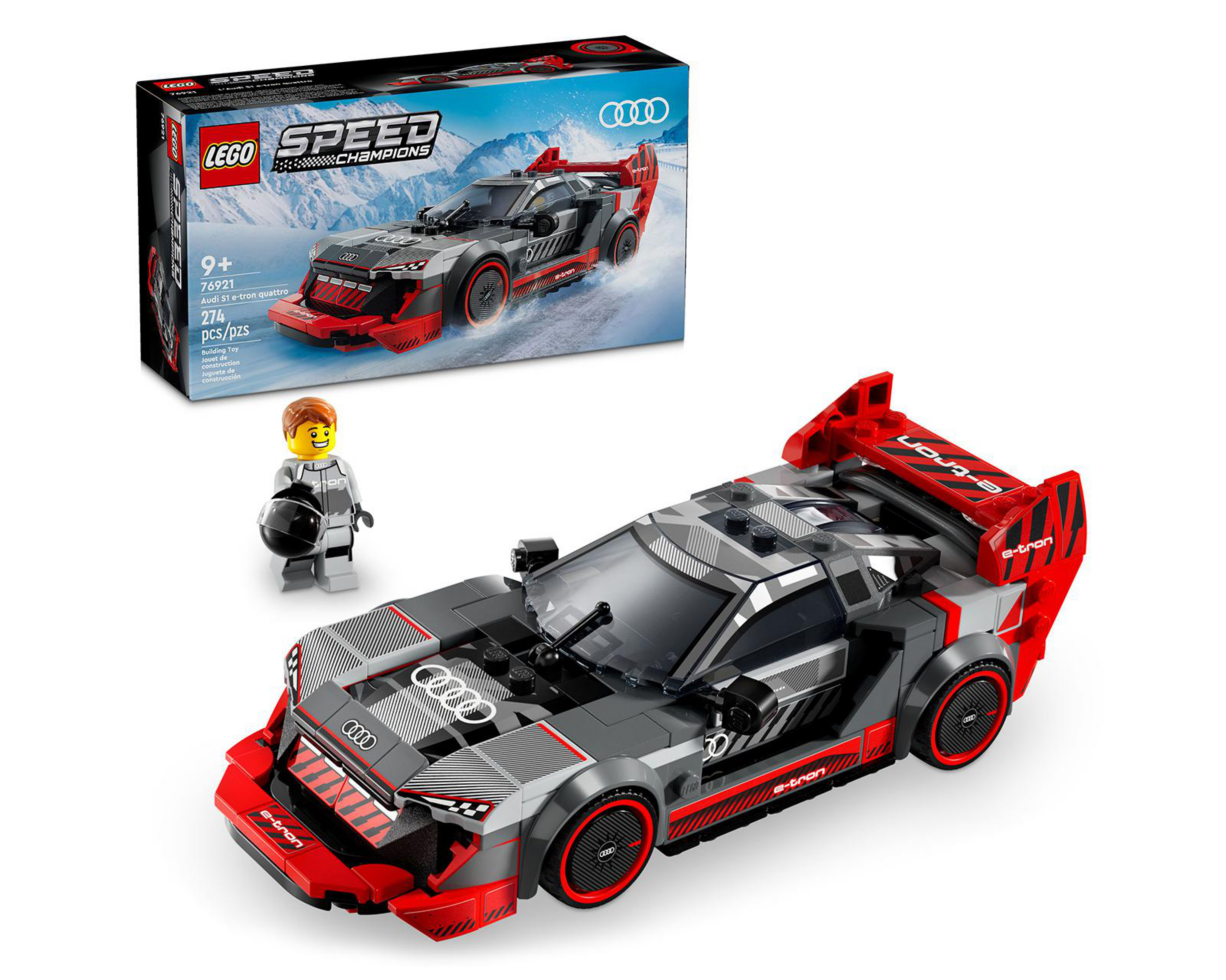 Foto 2 pulgar | LEGO Speed Champions: Coche de Carreras Audi S1 e-tron quattro