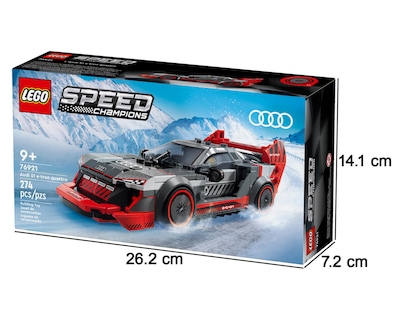 Foto 5 | LEGO Speed Champions: Coche de Carreras Audi S1 e-tron quattro