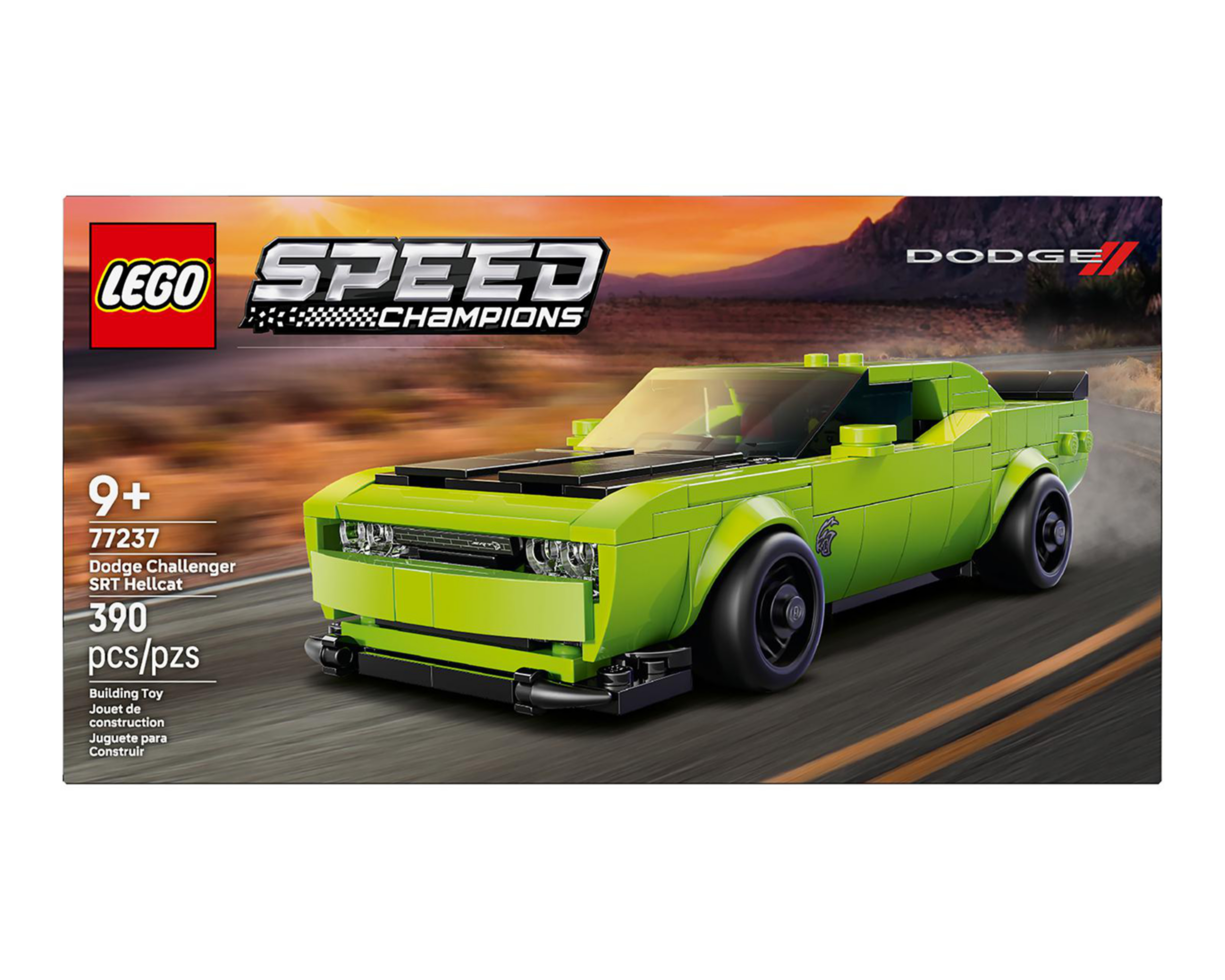 Foto 3 pulgar | LEGO Speed Champions Deportivo Dodge Challenger SRT Hellcat