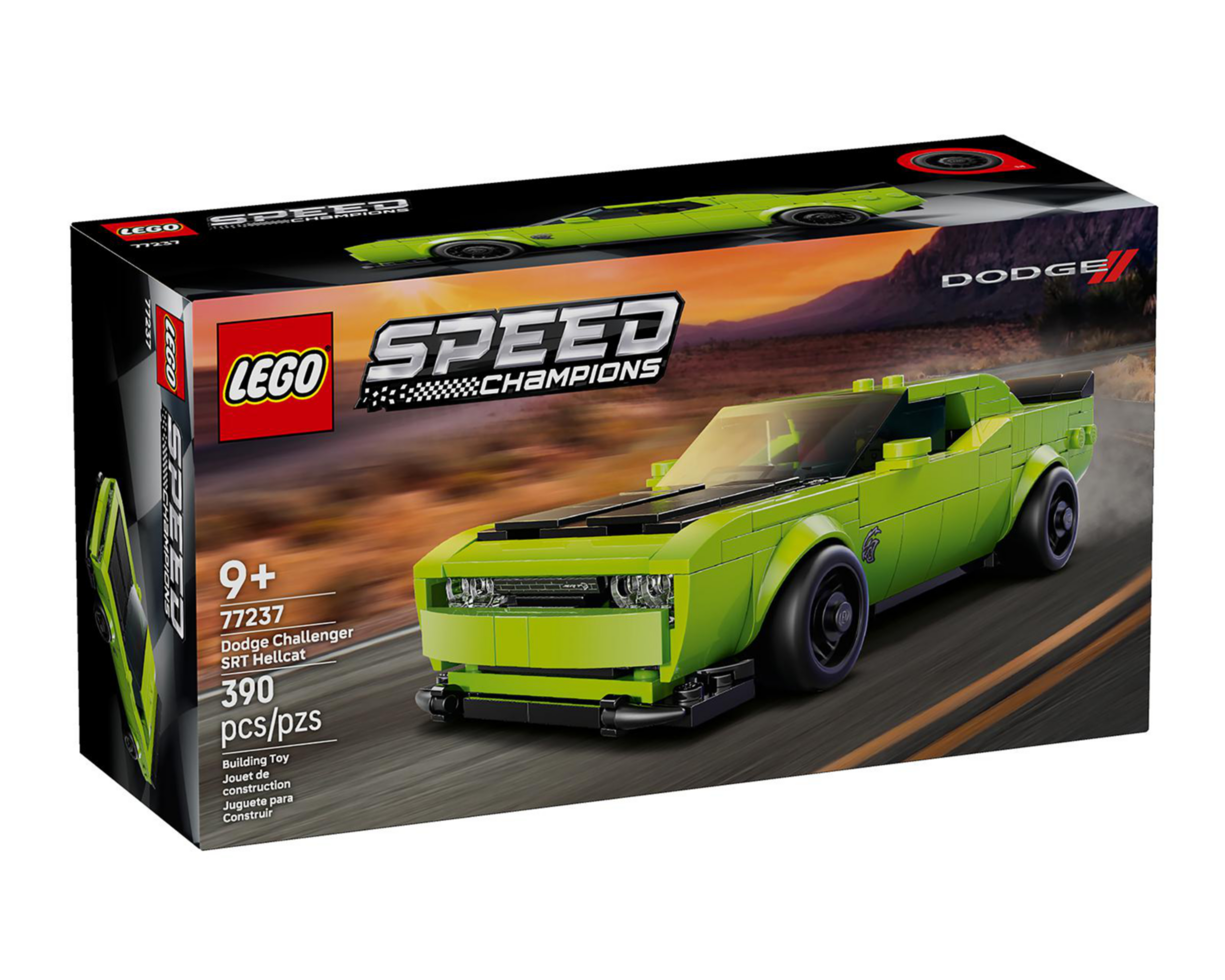 Foto 5 pulgar | LEGO Speed Champions Deportivo Dodge Challenger SRT Hellcat