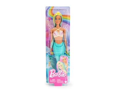 Foto 1 | Muñeca Barbie Sirena con Cabello de Colores