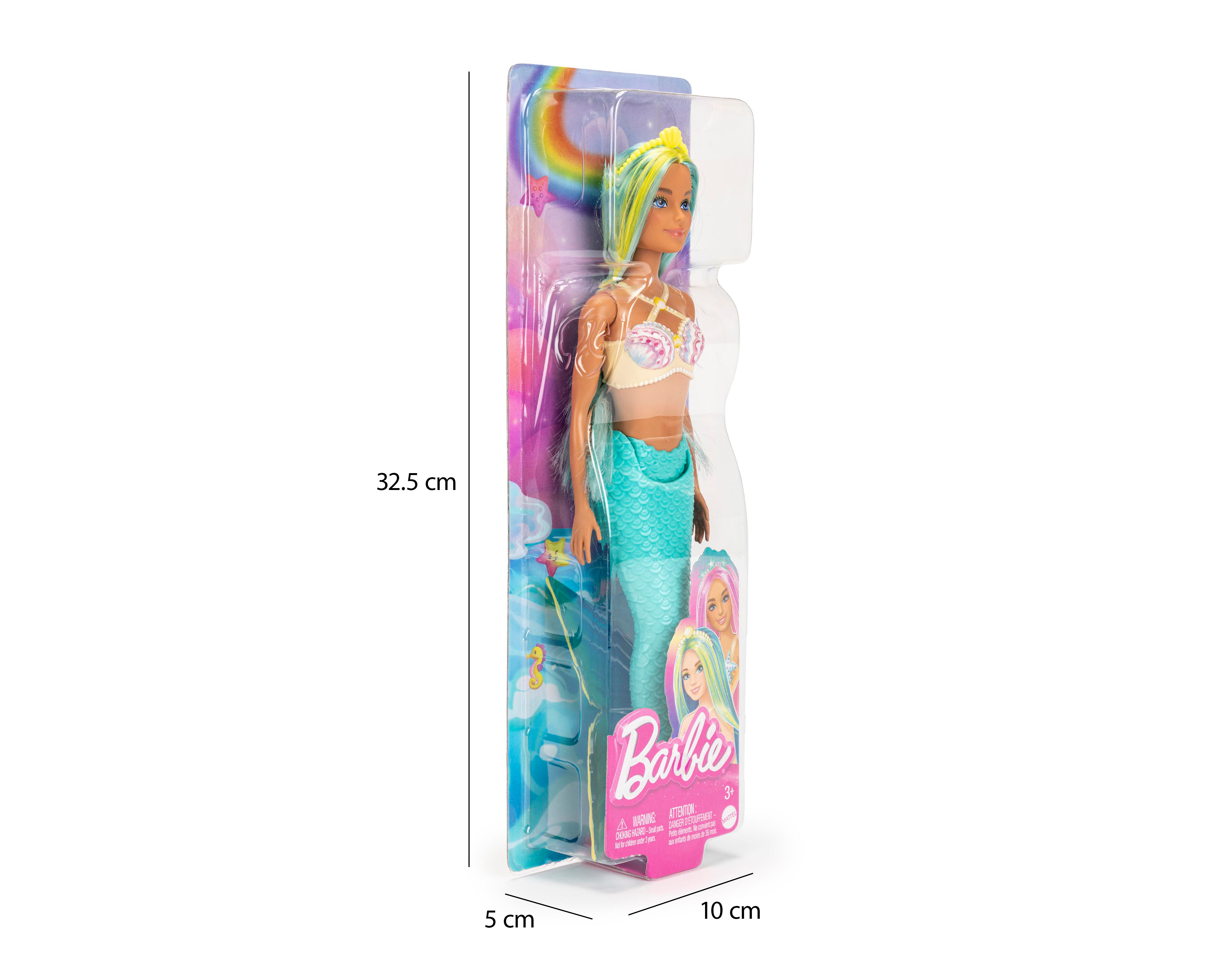 Foto 4 pulgar | Muñeca Barbie Sirena con Cabello de Colores