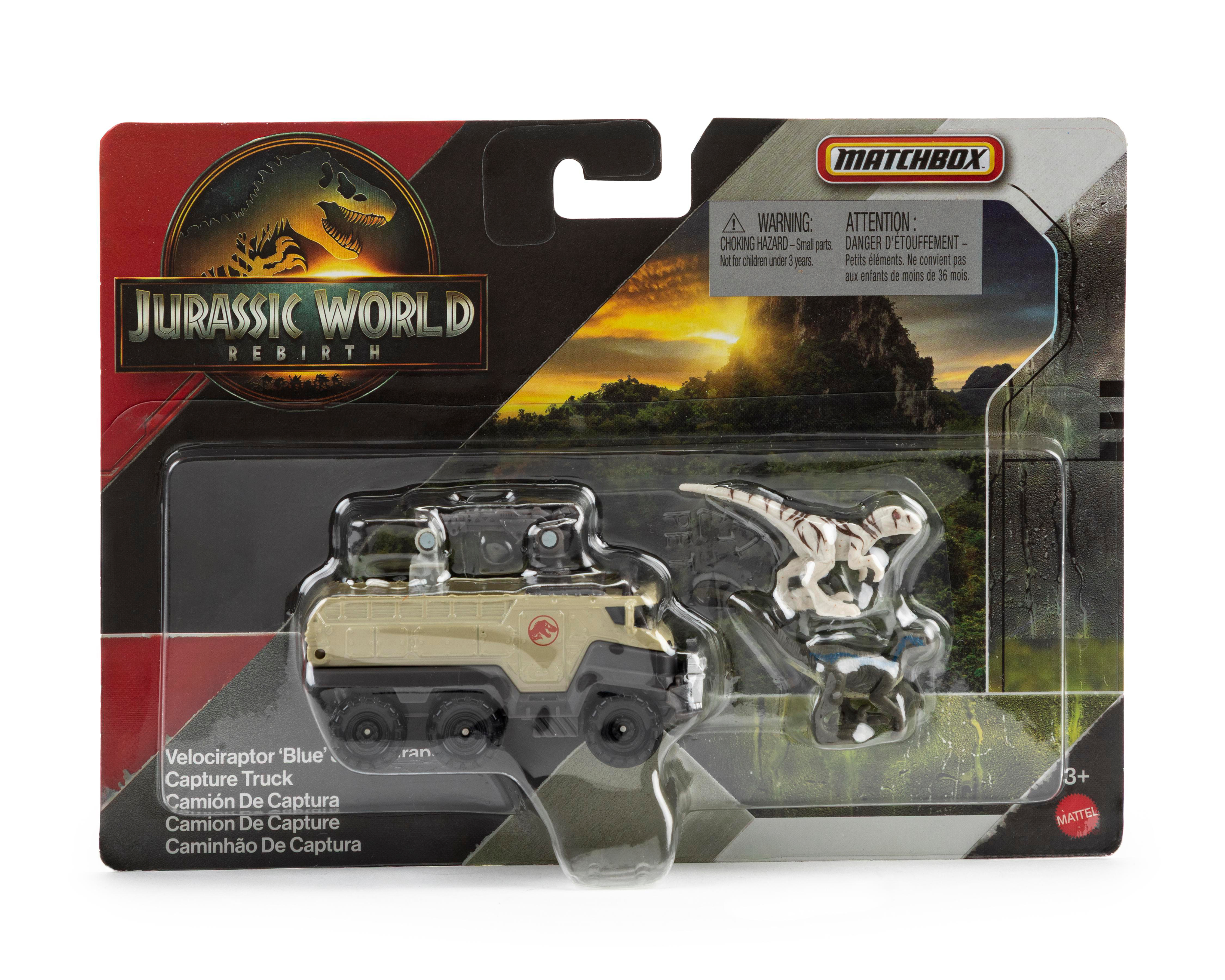 Foto 2 pulgar | Camión de Captura Jurassic World Rebirth Match Box