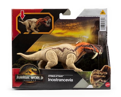 Foto 1 | Dinosaurio Jurassic Wolrd Inostrancevia Mordida de Ataque con Movimiento