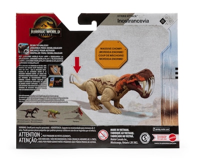 Foto 2 | Dinosaurio Jurassic Wolrd Inostrancevia Mordida de Ataque con Movimiento