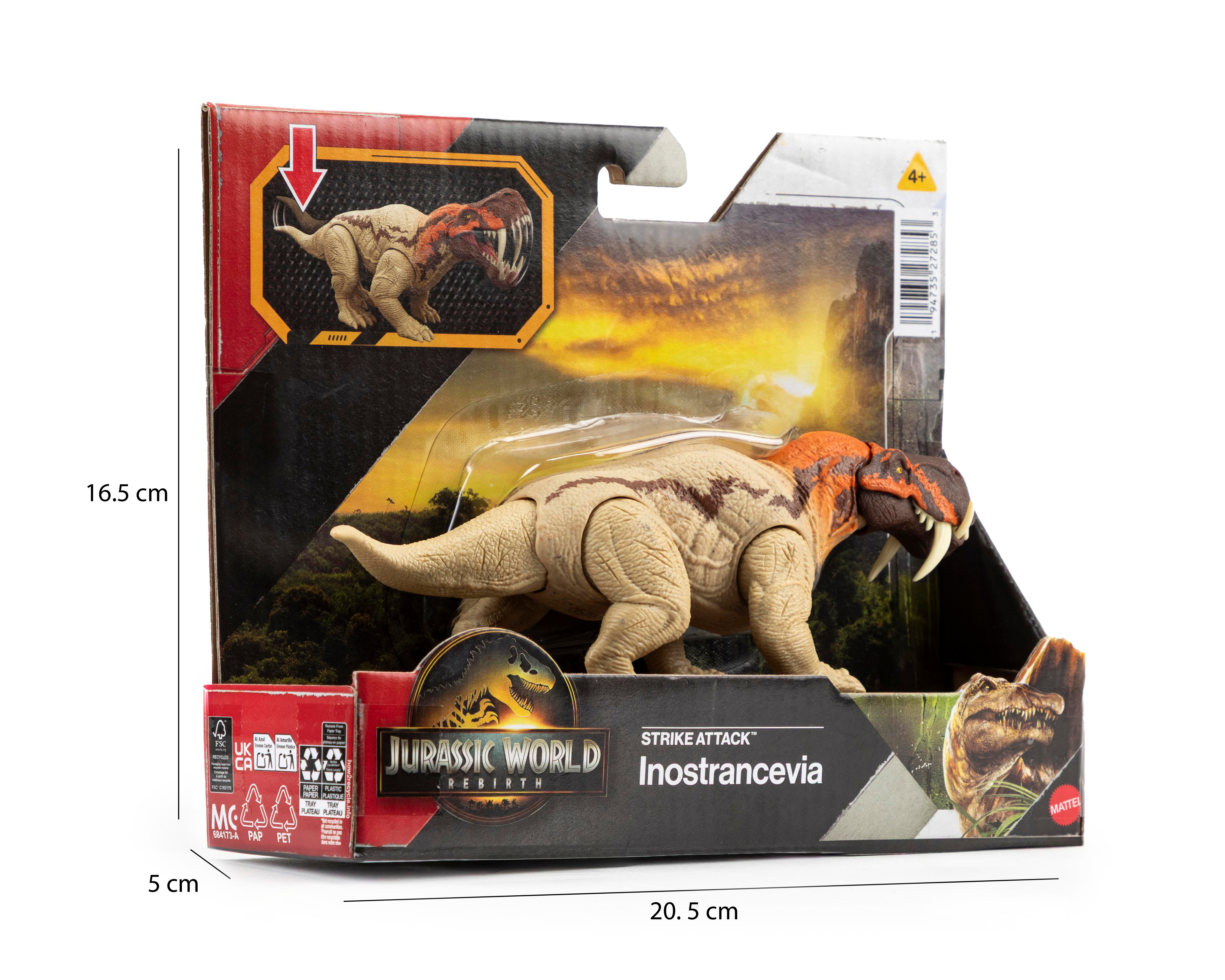 Foto 4 pulgar | Dinosaurio Jurassic Wolrd Inostrancevia Mordida de Ataque con Movimiento