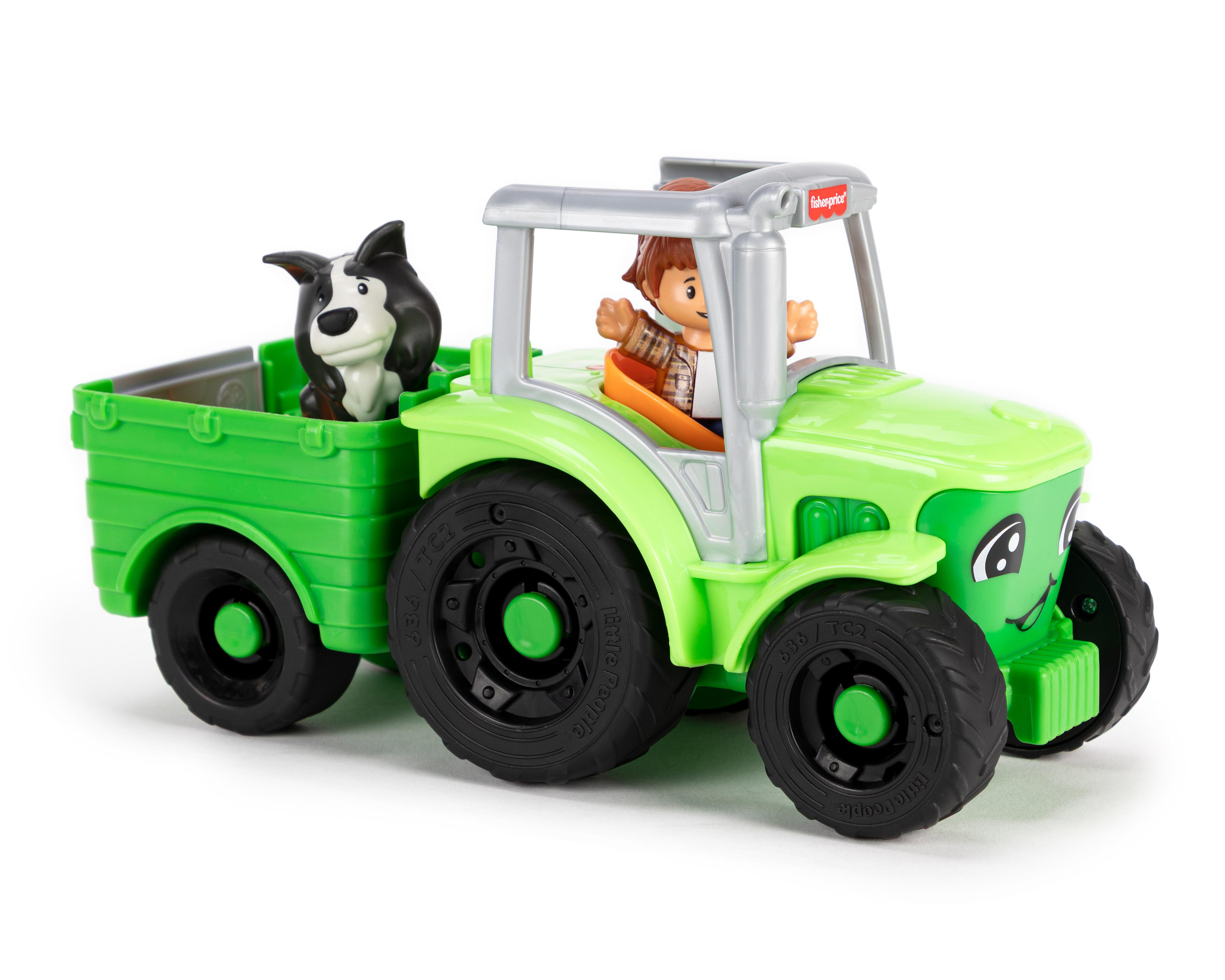 Foto 2 pulgar | Tractor Mediano Fisher Price Little People