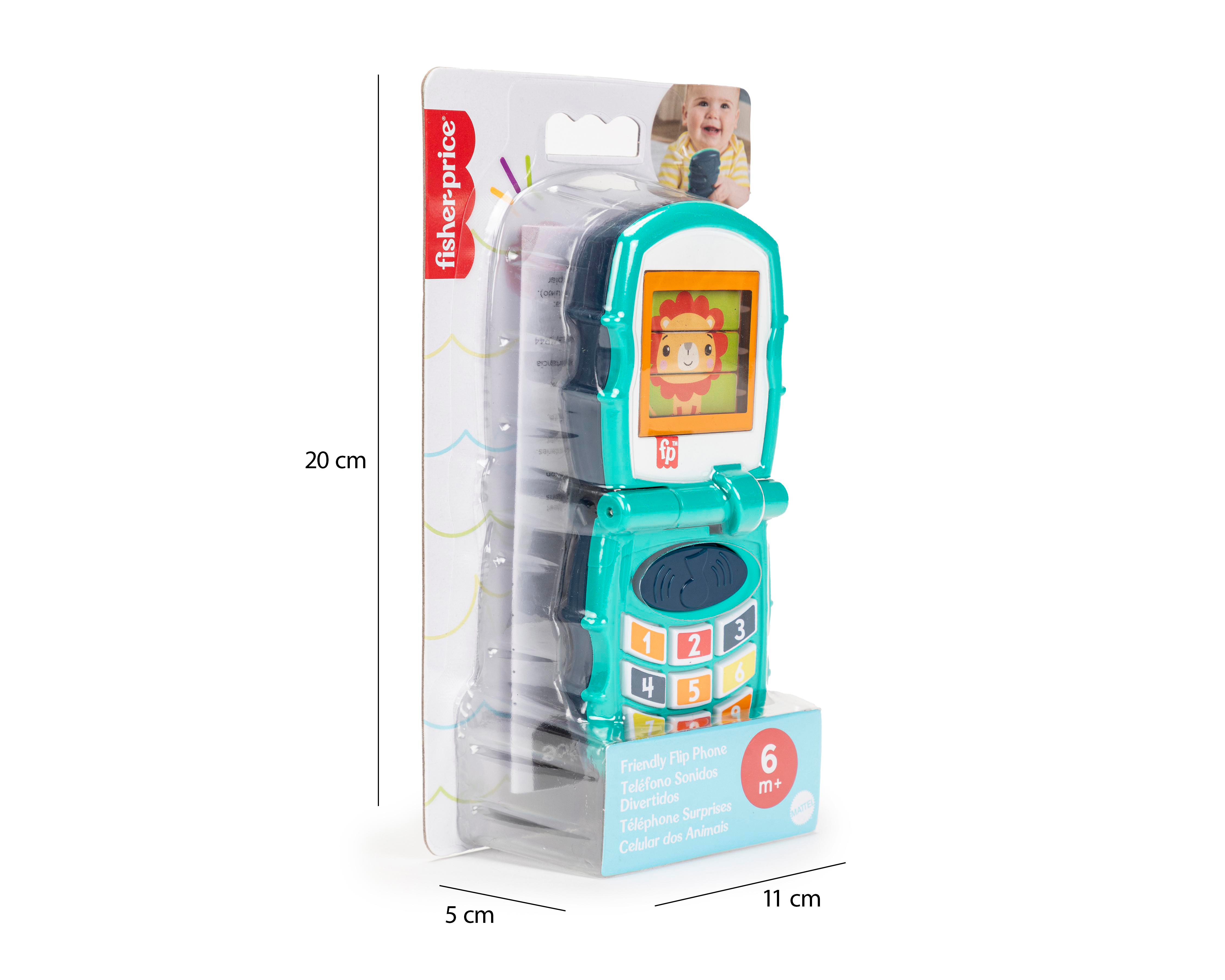 Foto 4 pulgar | Teléfono de Juguete Sonidos Divertidos Fisher-Price