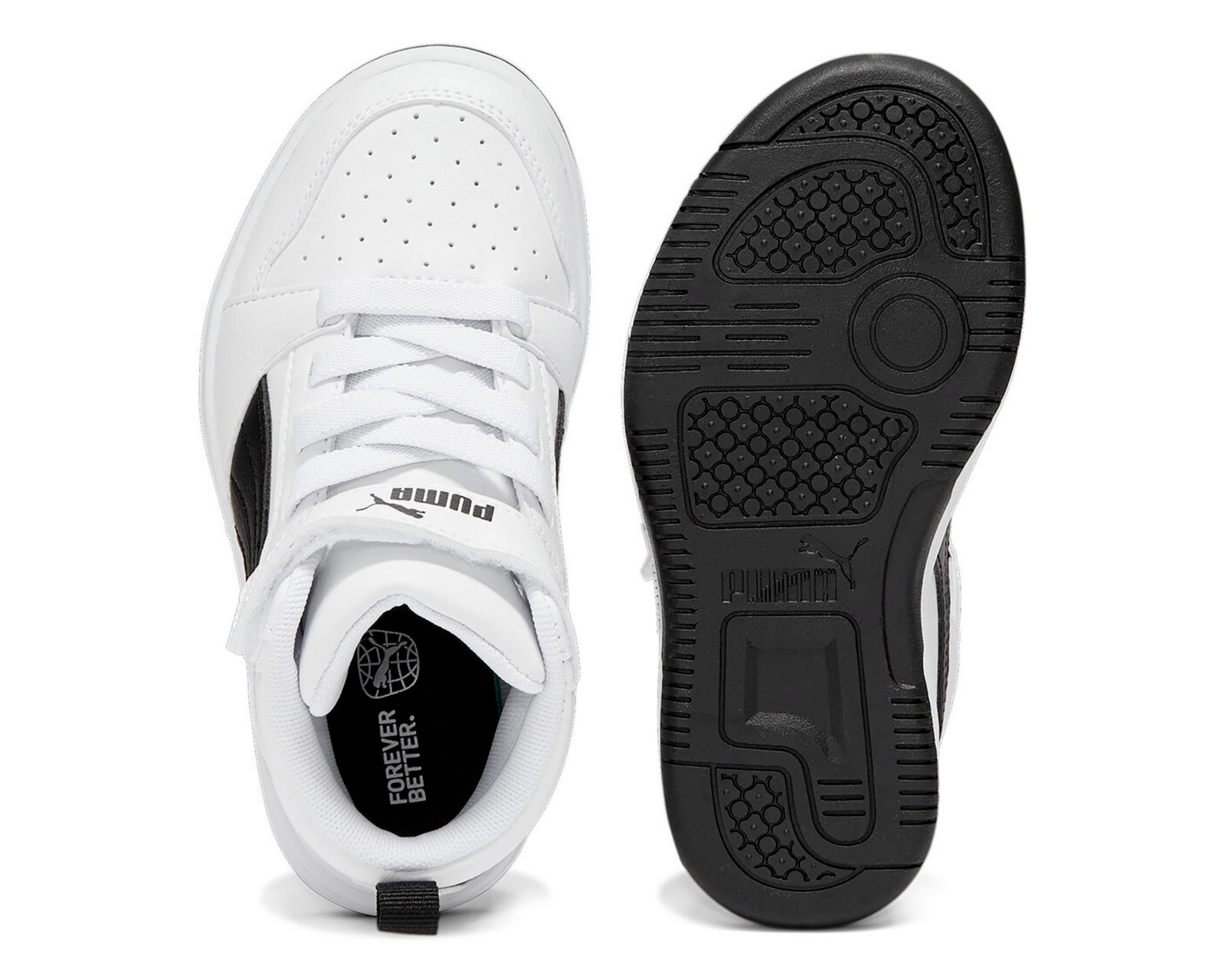 Foto 5 pulgar | Tenis Puma Rebound V6 Mid para Niño