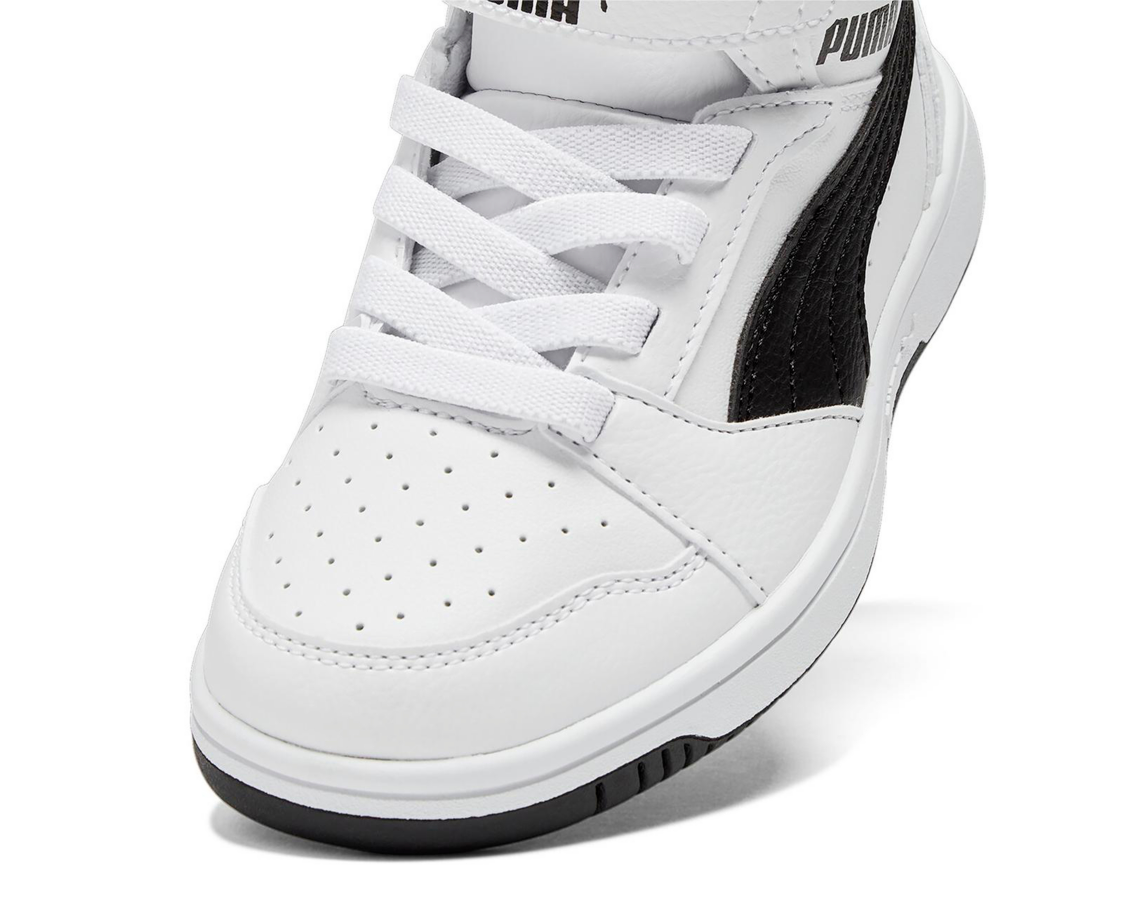 Foto 6 pulgar | Tenis Puma Rebound V6 Mid para Niño