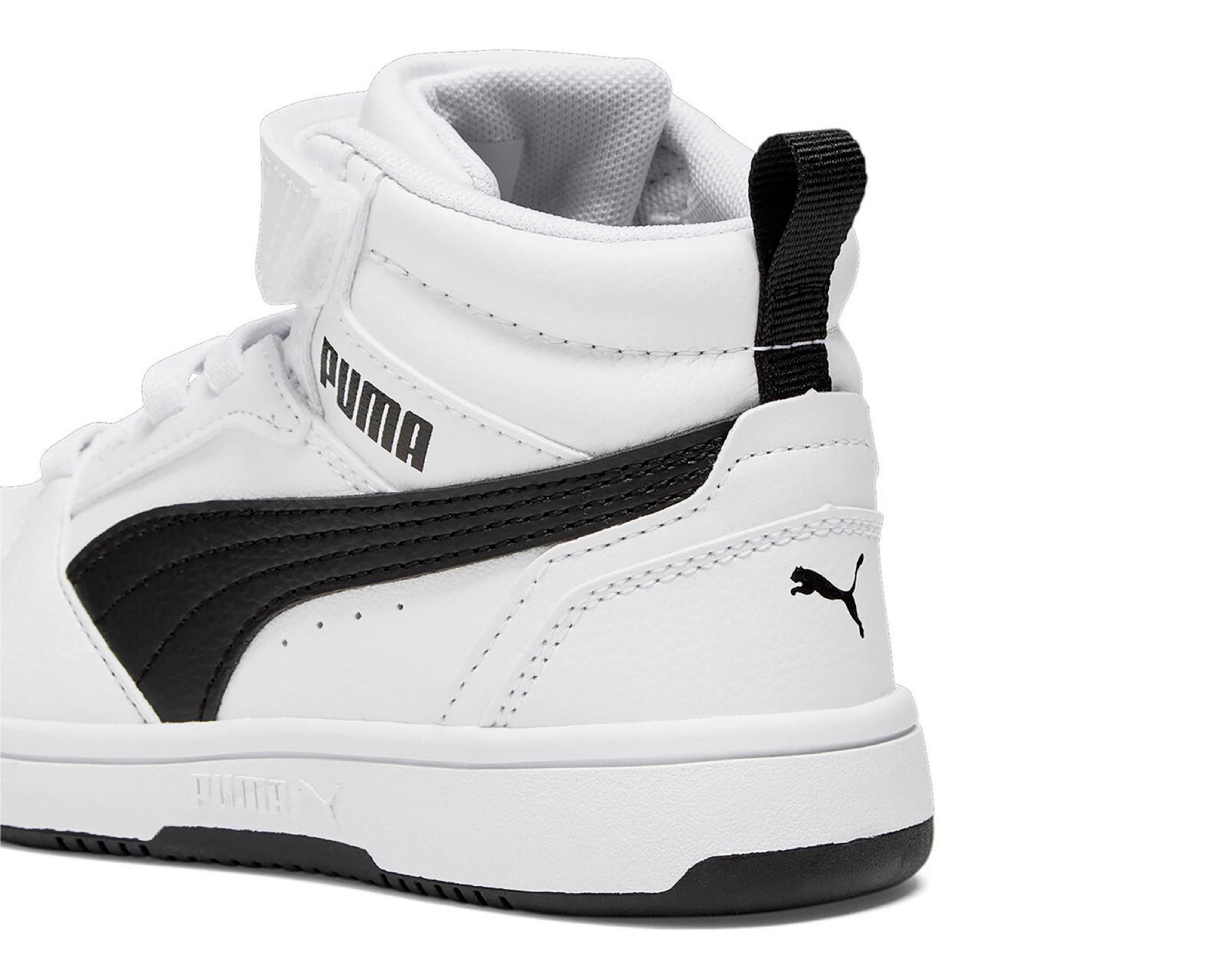 Foto 7 pulgar | Tenis Puma Rebound V6 Mid para Niño