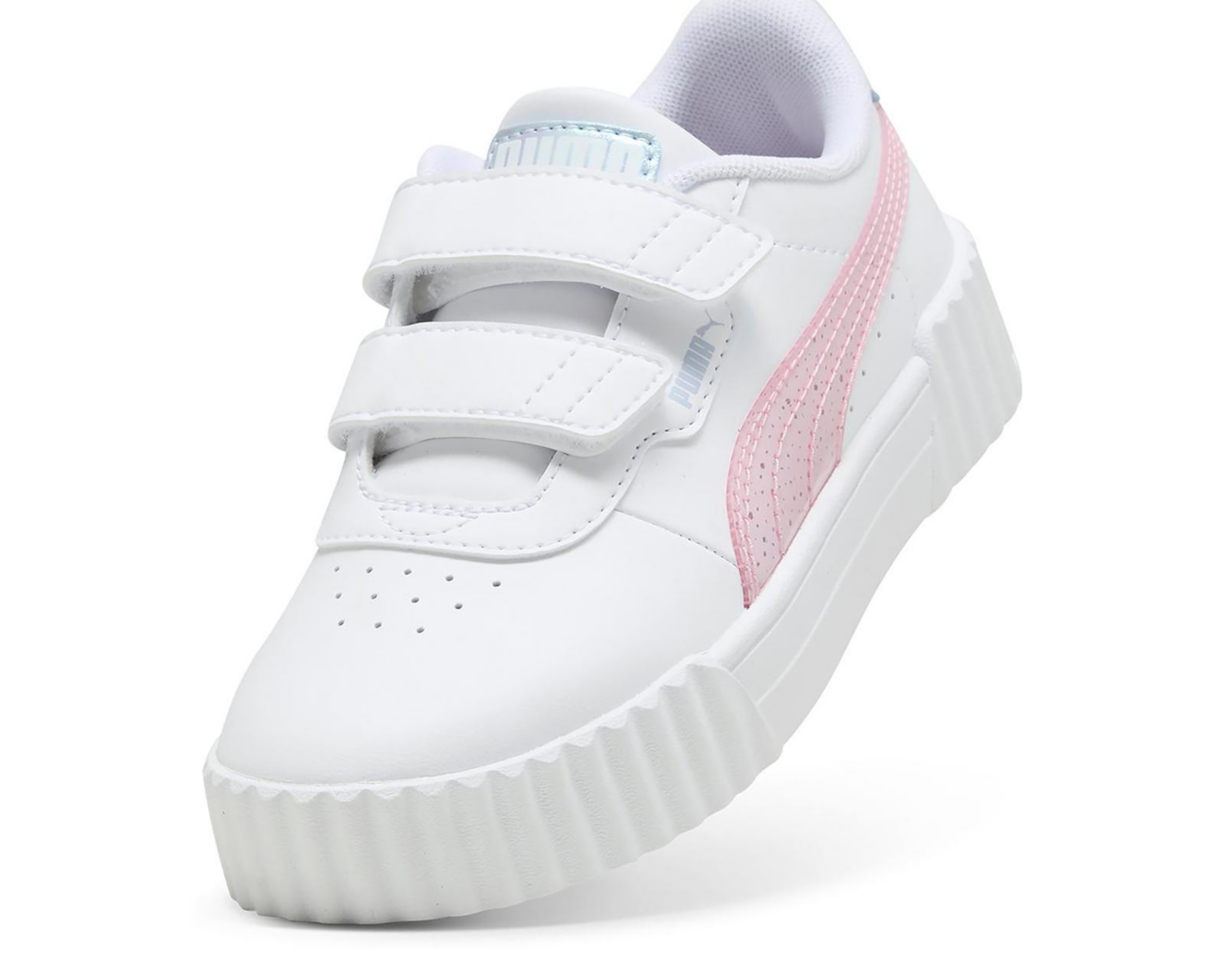 Foto 5 | Tenis Puma Carina 3.0 Blurry Dr para Niña