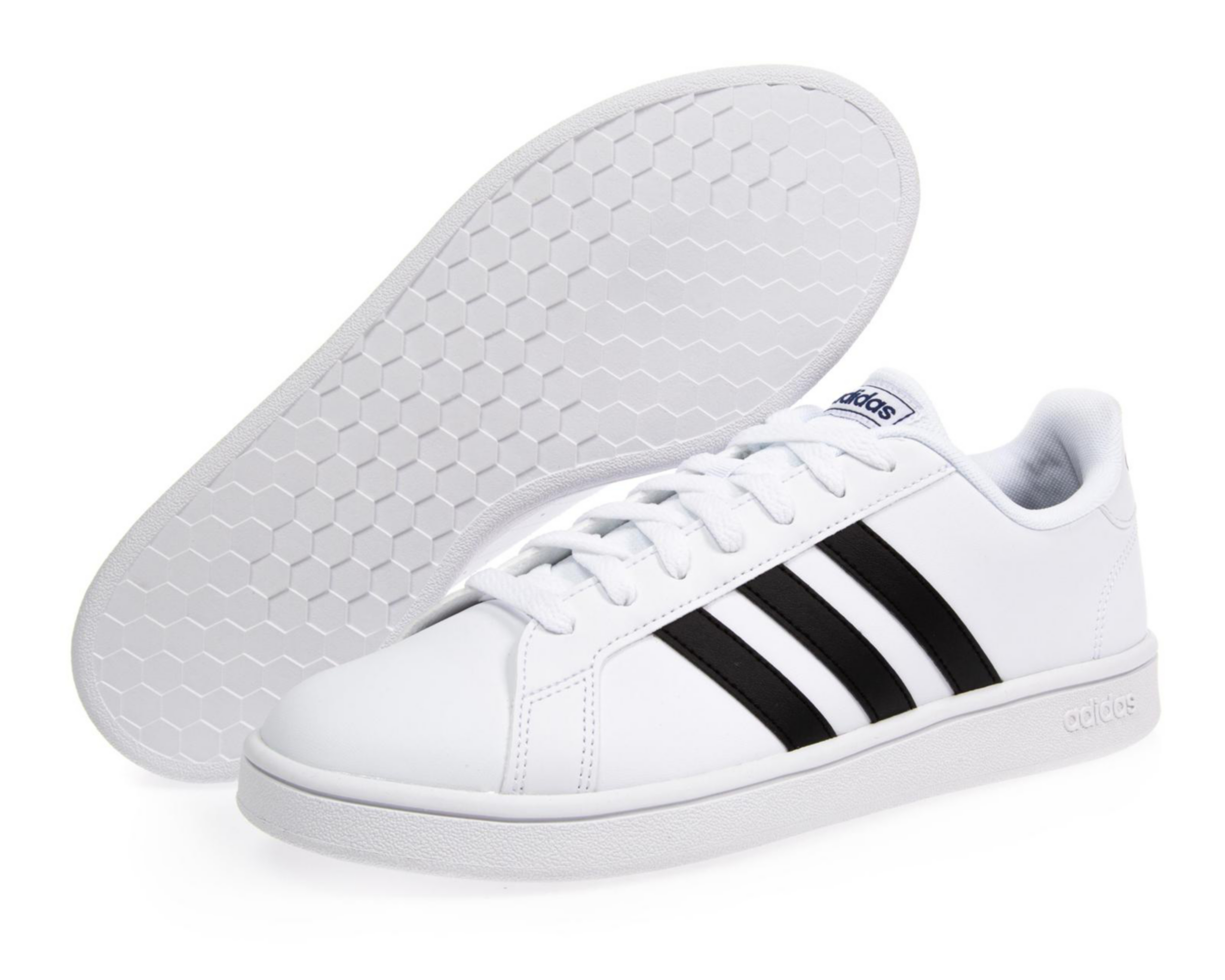 Foto 2 pulgar | Tenis Adidas Grand Court Base para Hombre