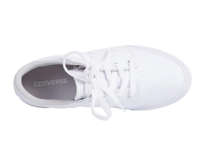 tenis converse blancos de piel