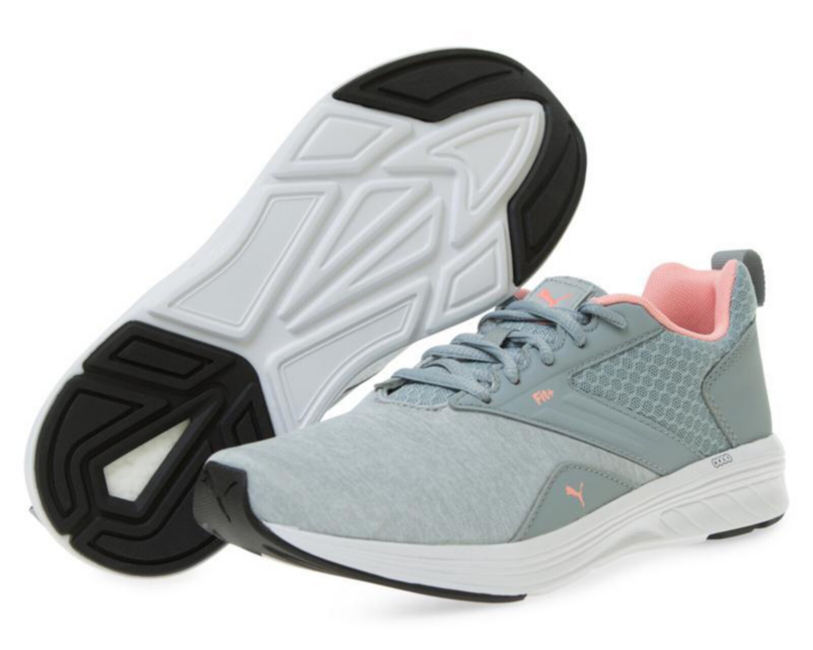 tenis puma gris mujer