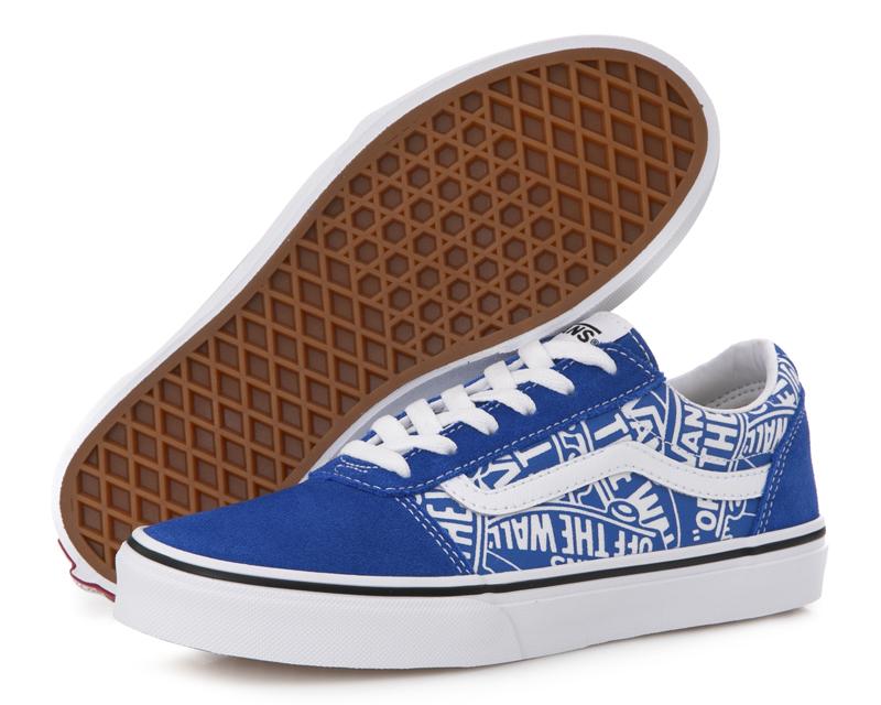 zapatos vans azules