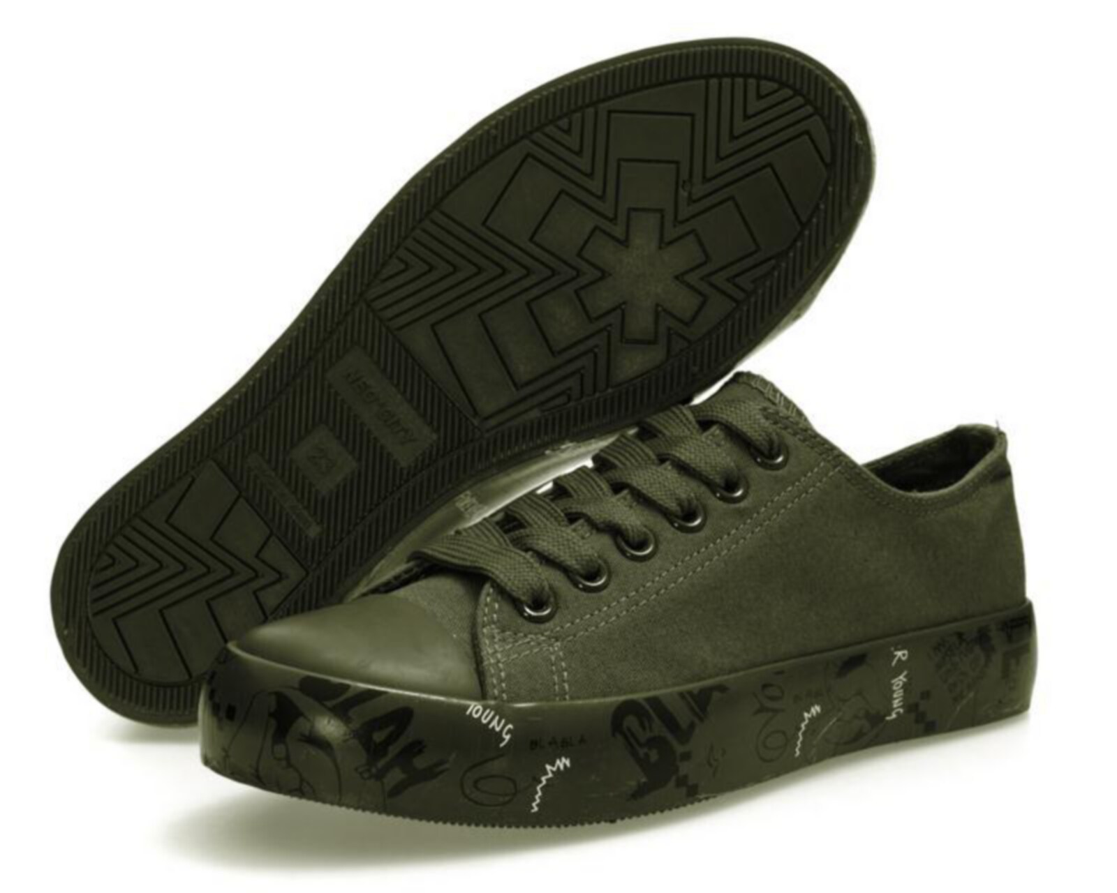 tenis adidas color verde militar
