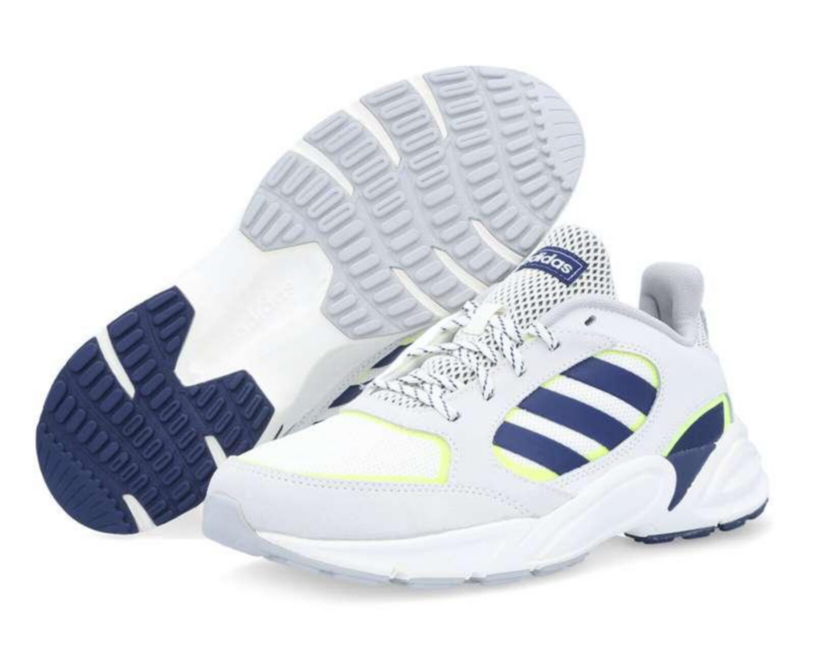 tenis adidas gris con blanco