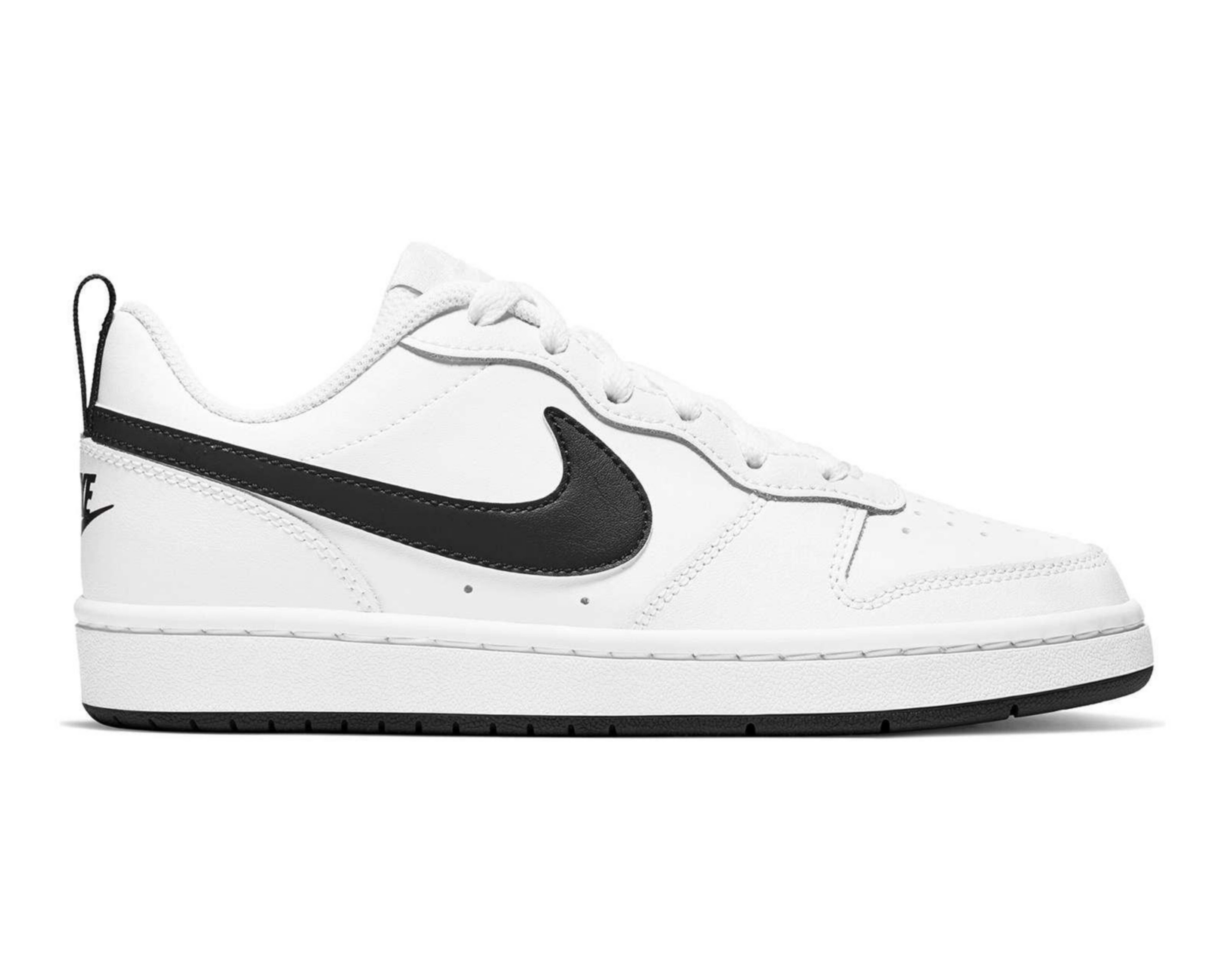 tenis nike court borough low juvenil color blanco