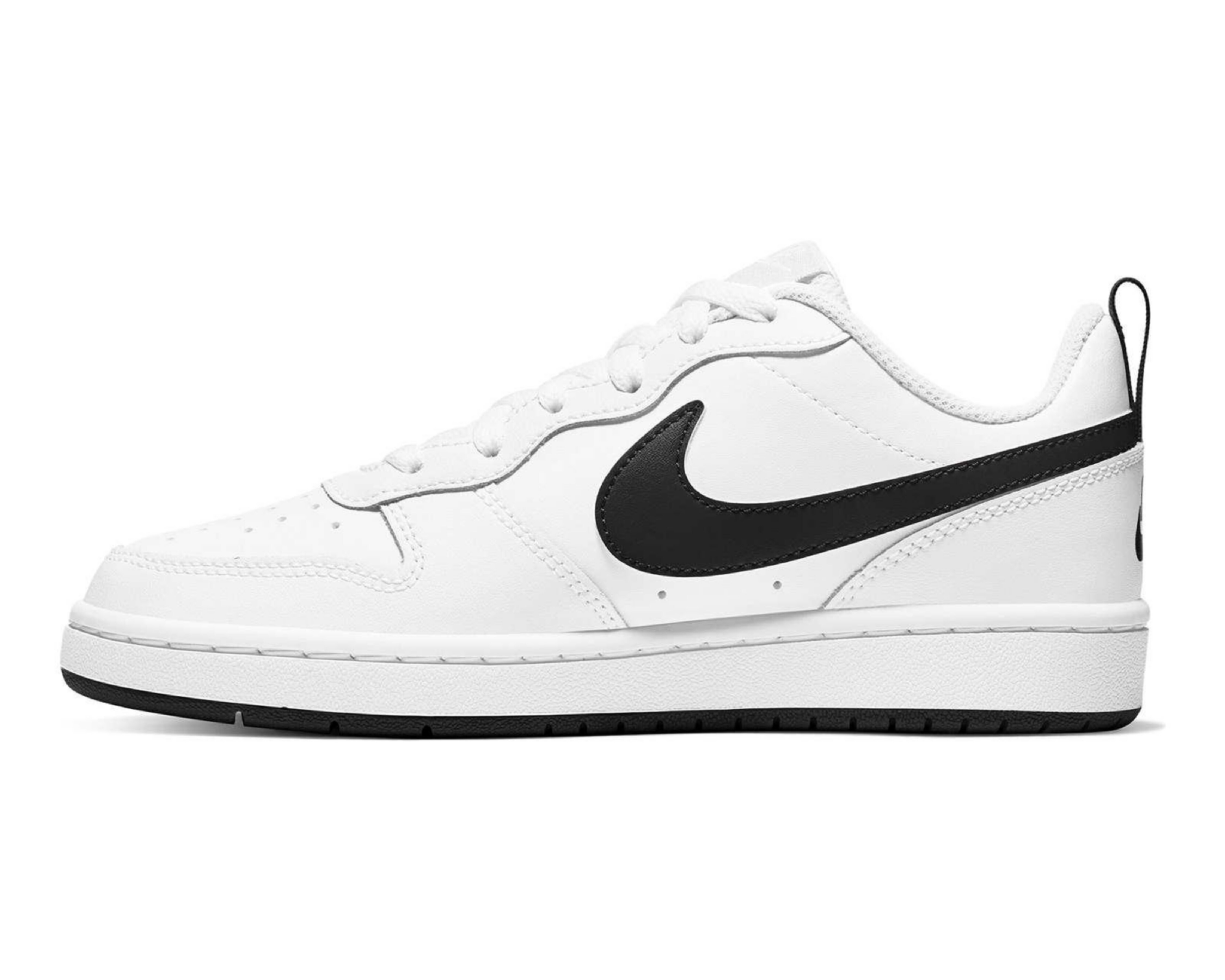 tenis nike court borough low juvenil color blanco