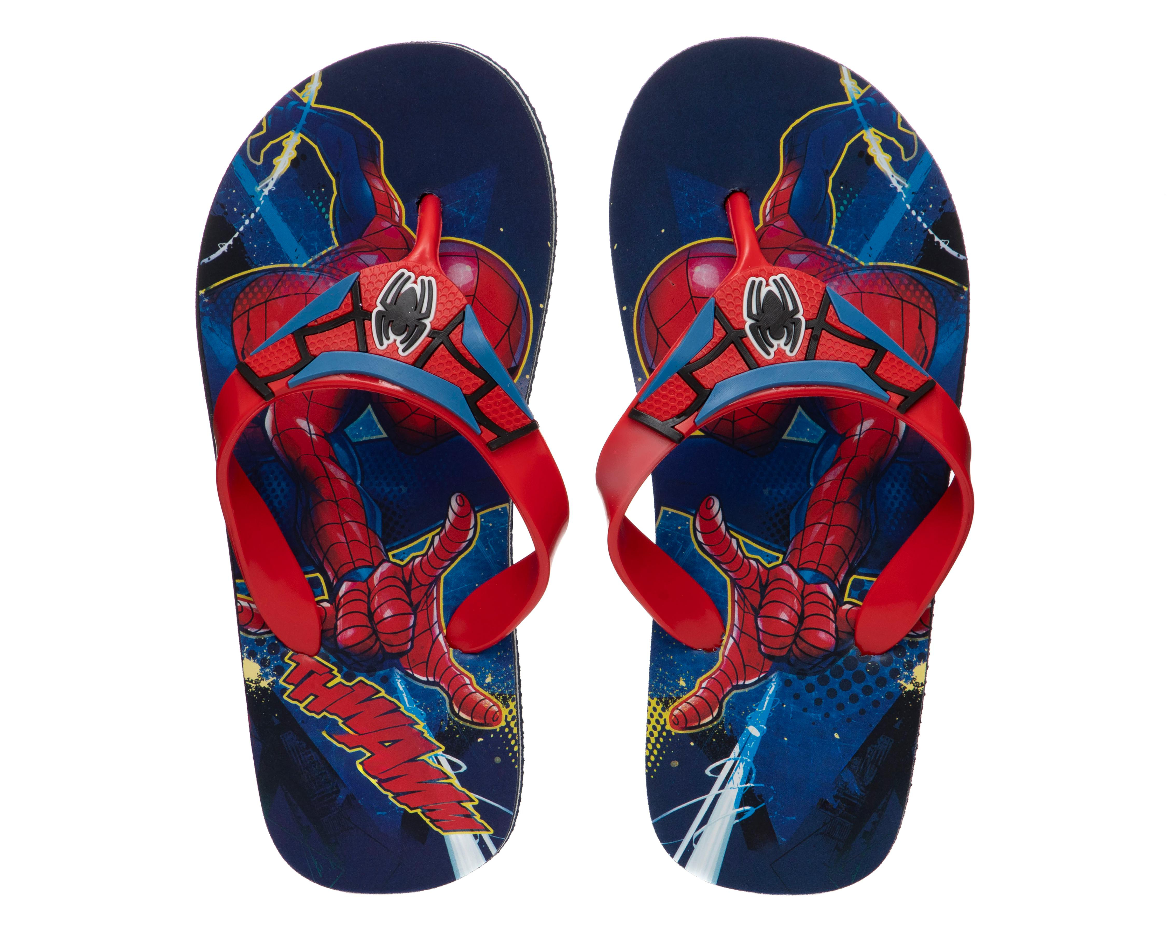 Foto 4 pulgar | Sandalias de Playa Marvel Spiderman para Niño