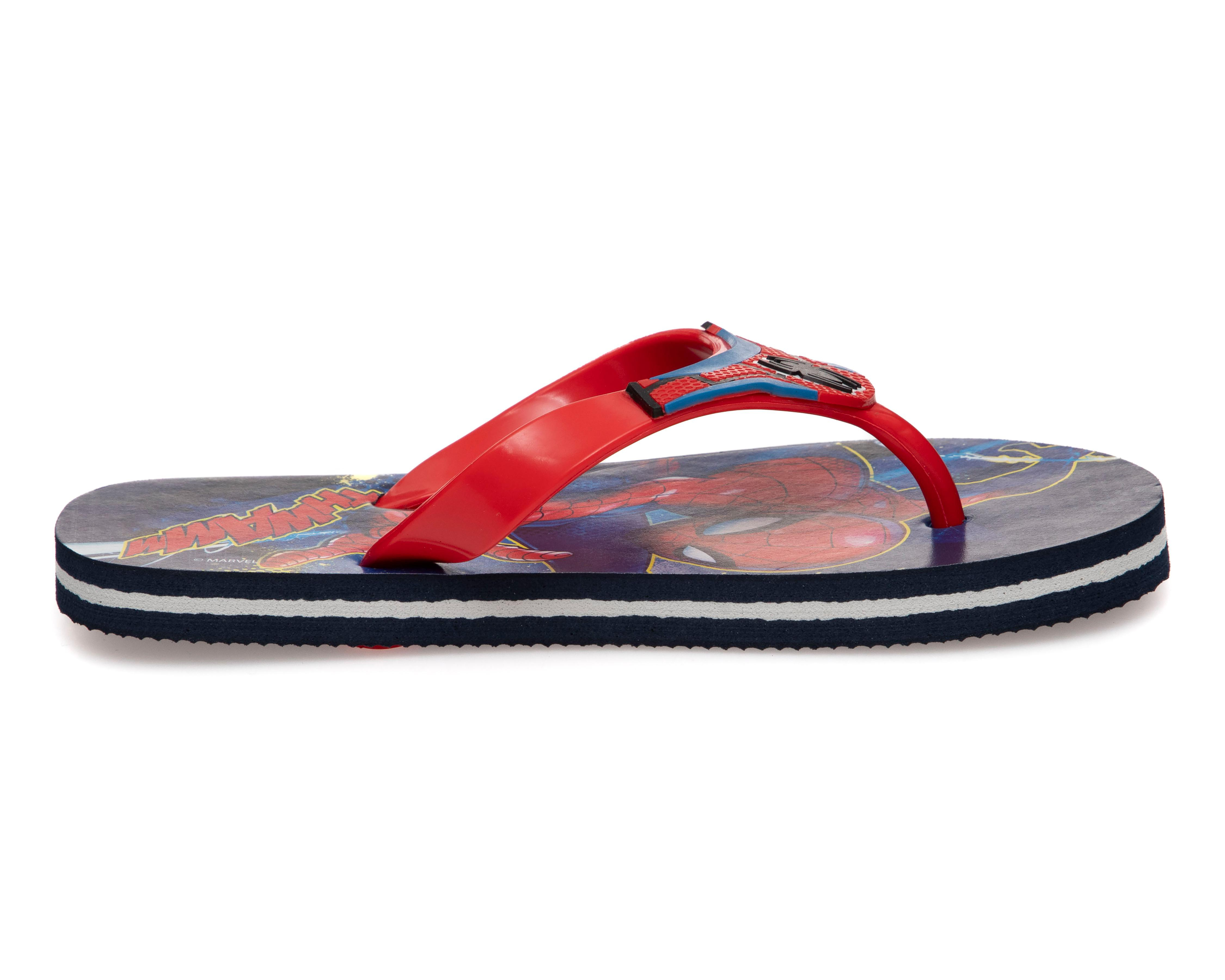 Foto 5 pulgar | Sandalias de Playa Marvel Spiderman para Niño