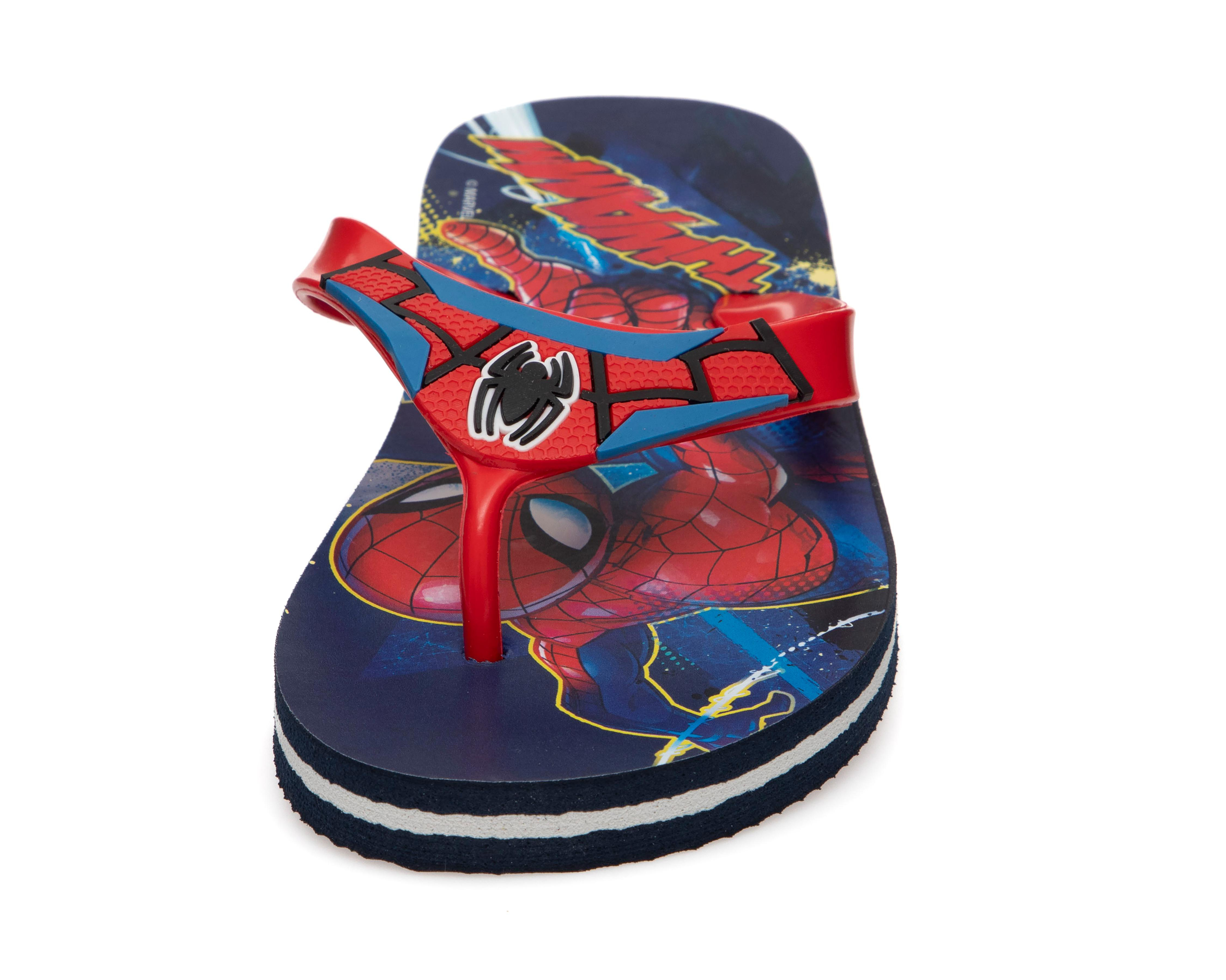 Foto 6 pulgar | Sandalias de Playa Marvel Spiderman para Niño