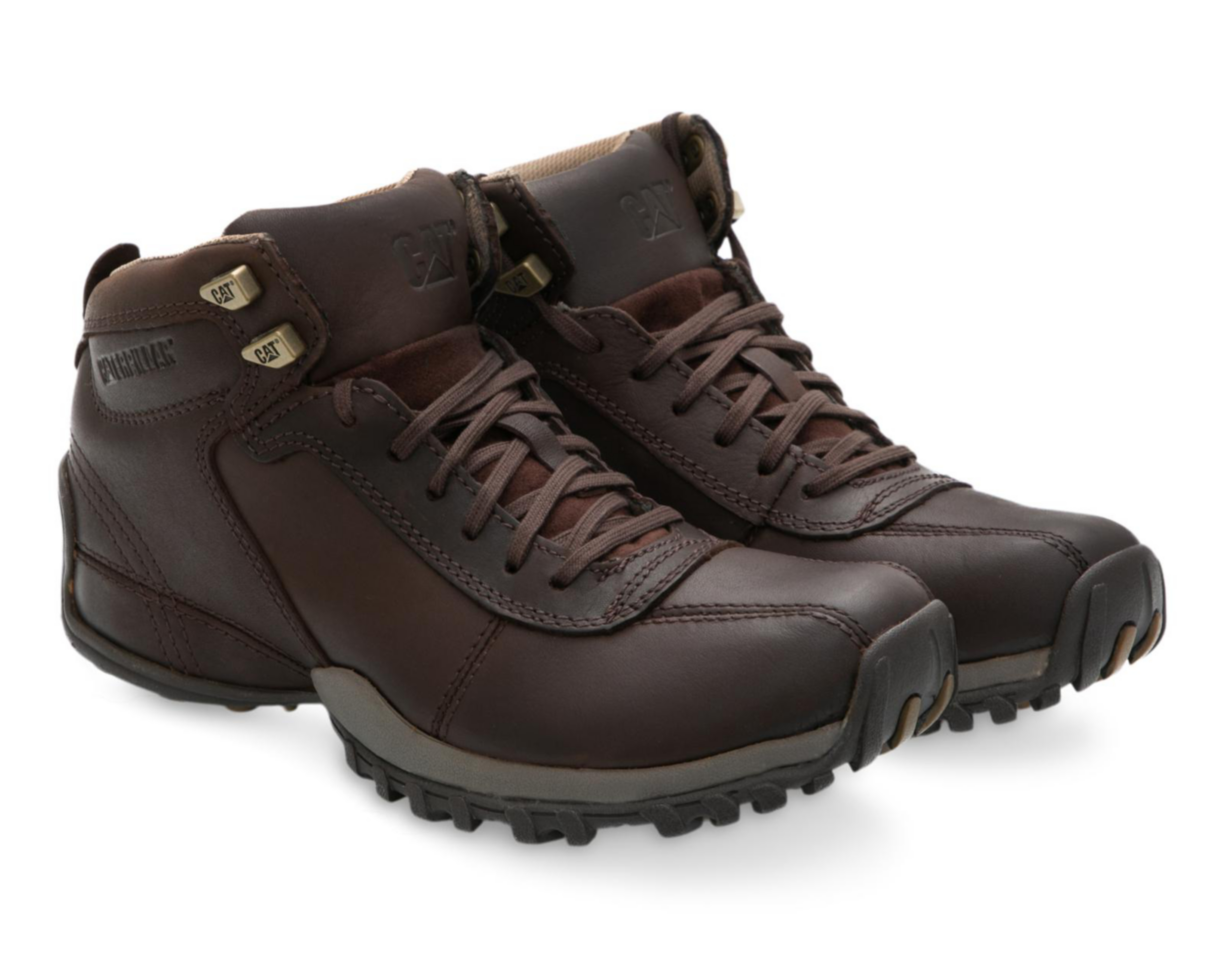 Foto 2 pulgar | Botas Outdoor CAT de Piel para Hombre