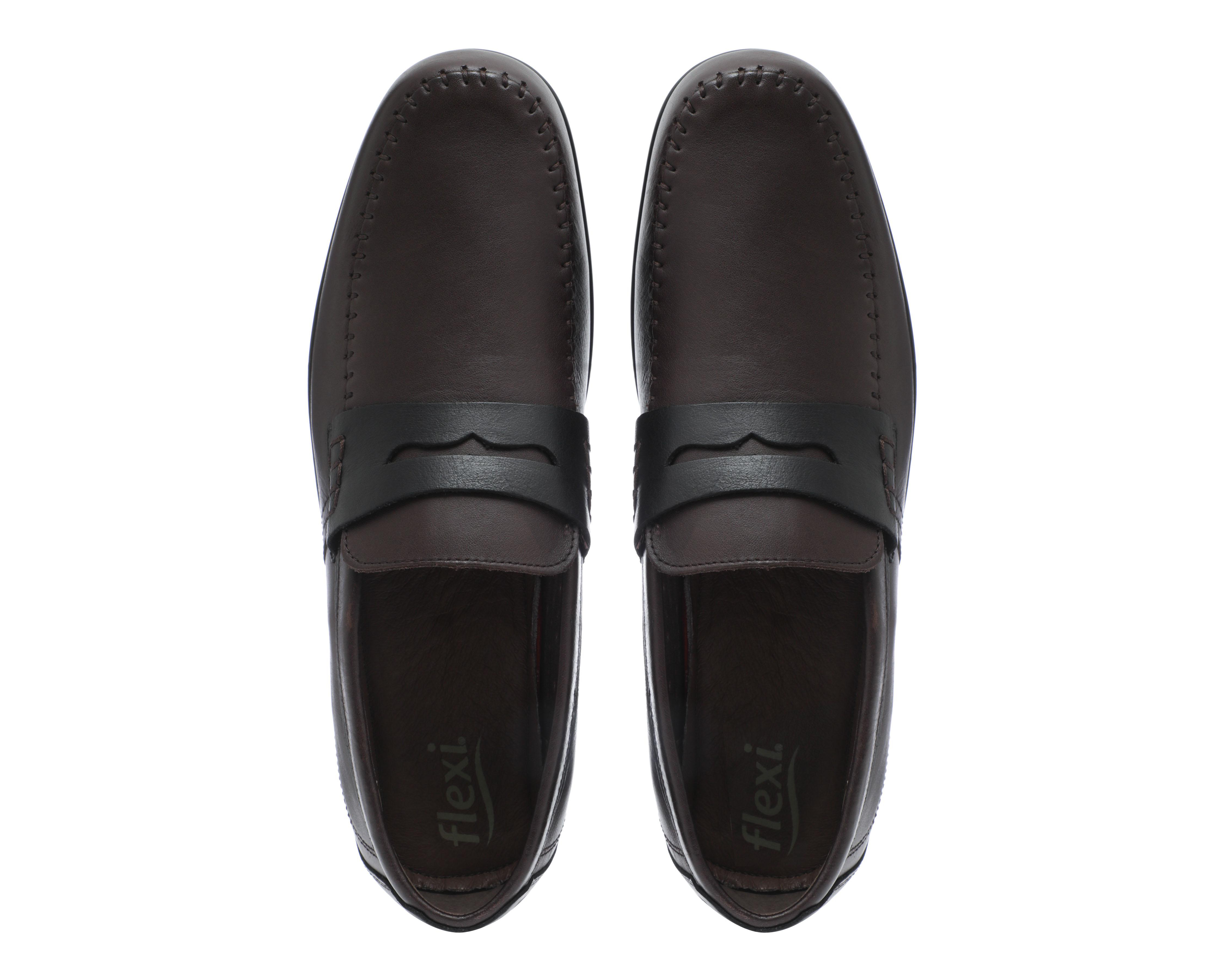 Foto 3 | Mocasines Flexi de Piel para Hombre