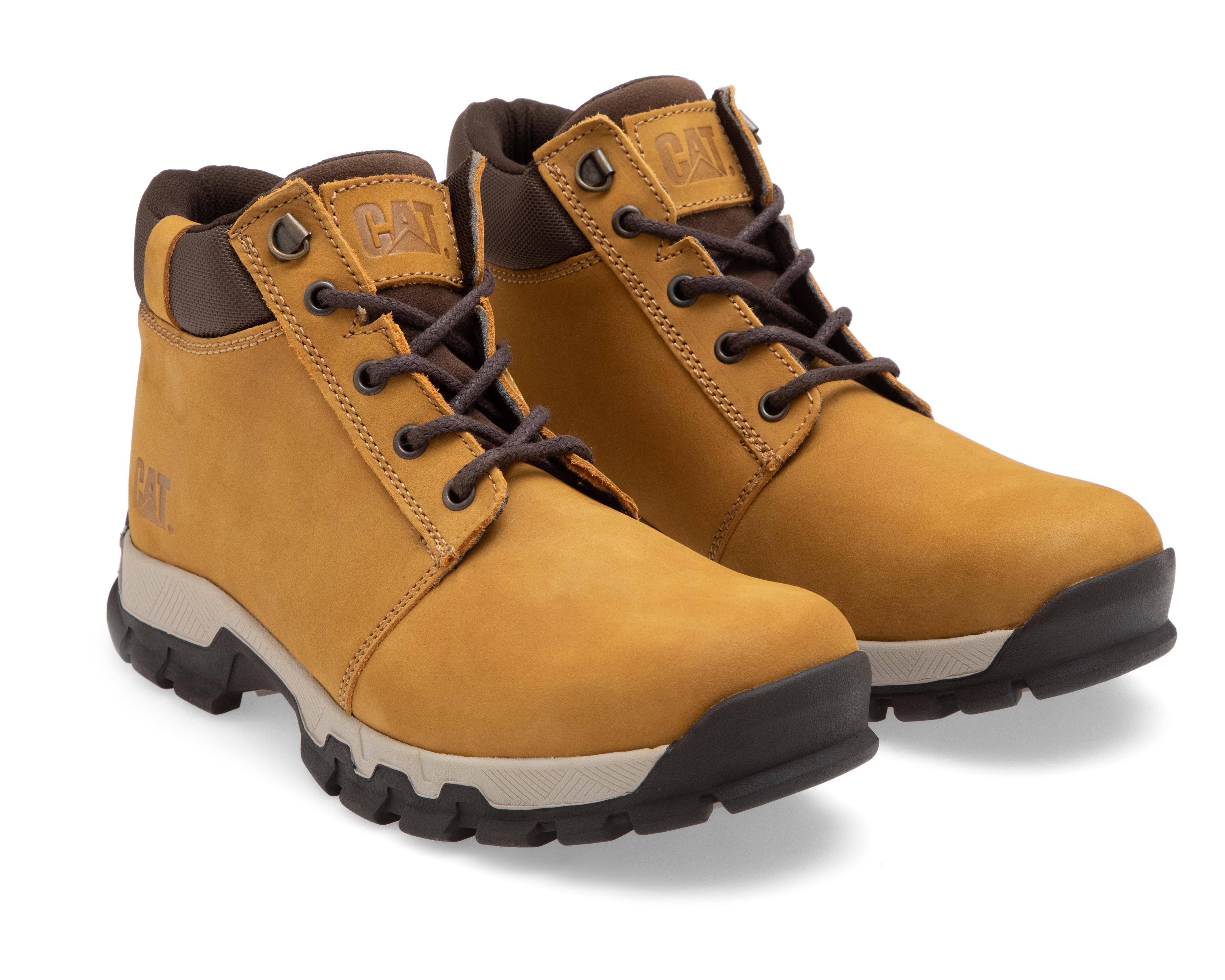 Botas de Trabajo CAT de Piel para Hombre