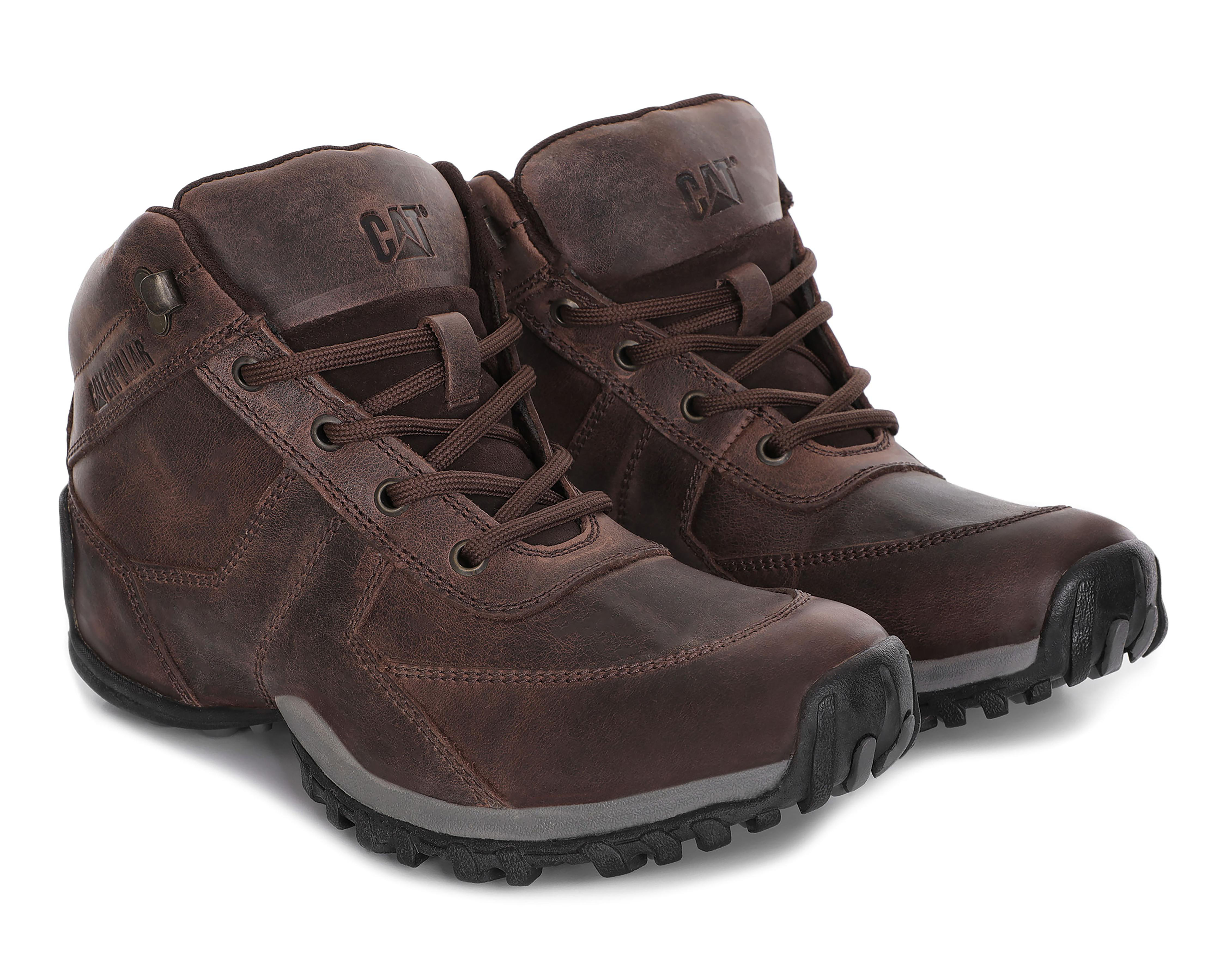 Foto 2 pulgar | Botas Outdoor CAT de Piel para Hombre