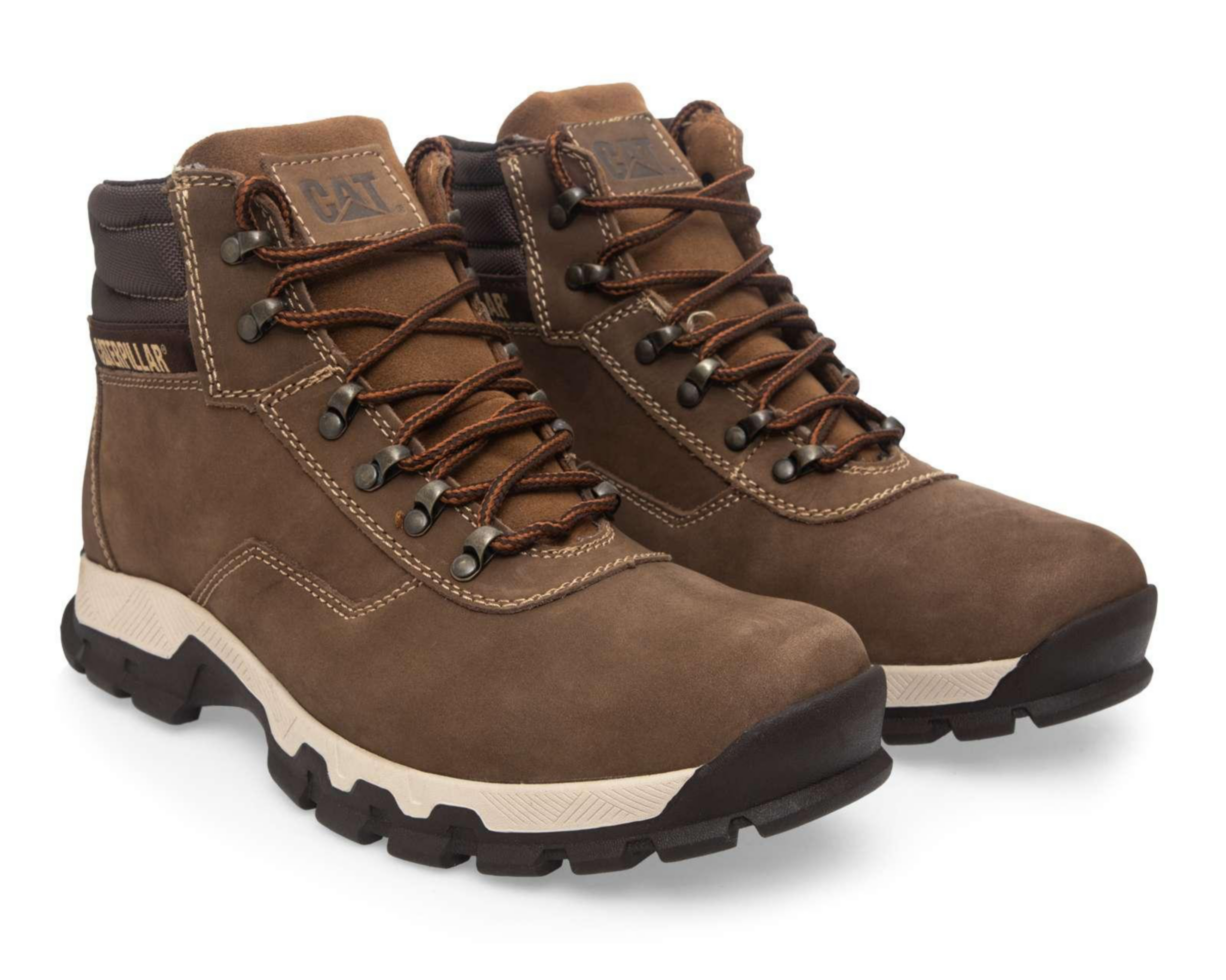 Botas Outdoor CAT de Piel para Hombre