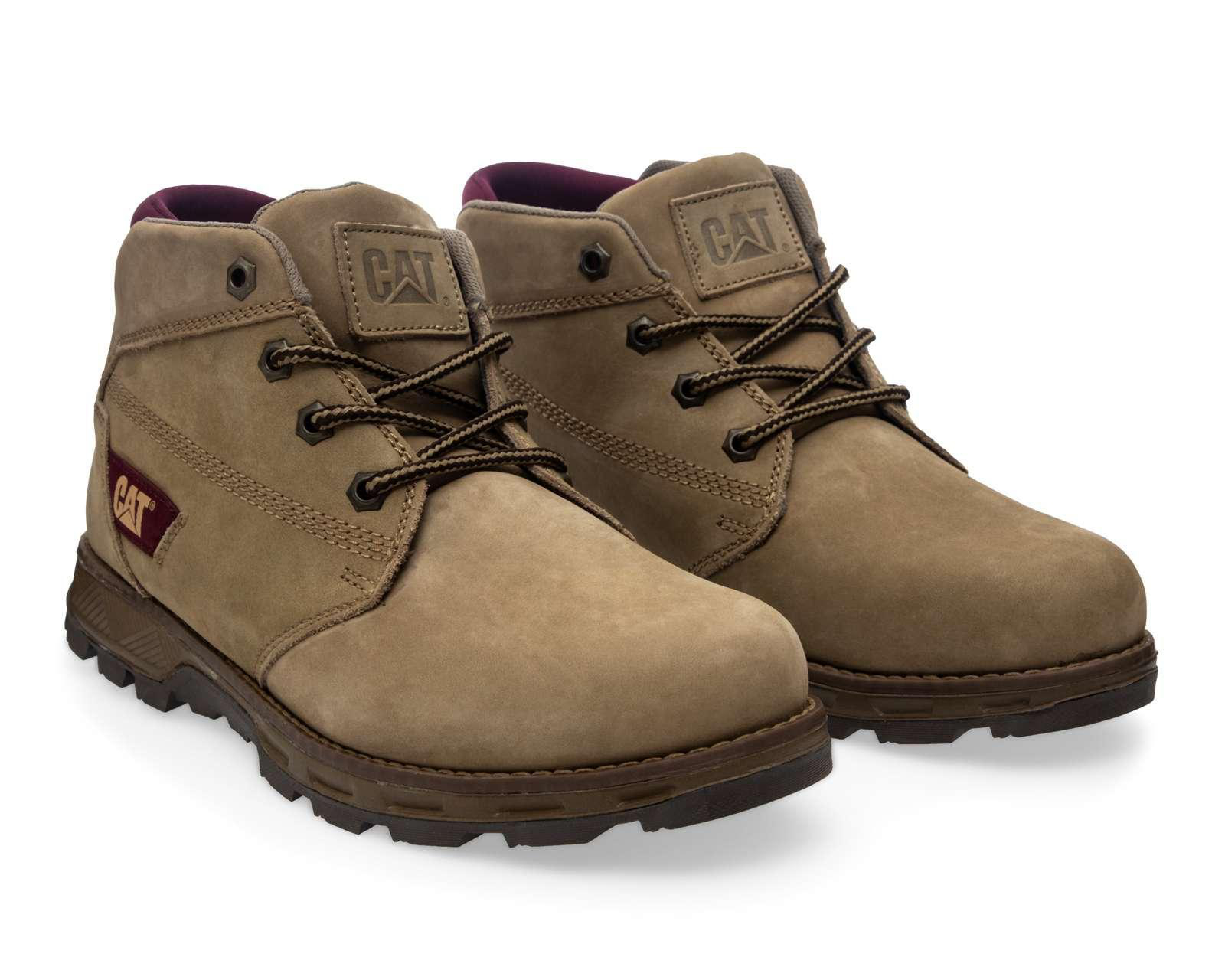 Foto 2 pulgar | Botas Outdoor CAT de Piel para Hombre