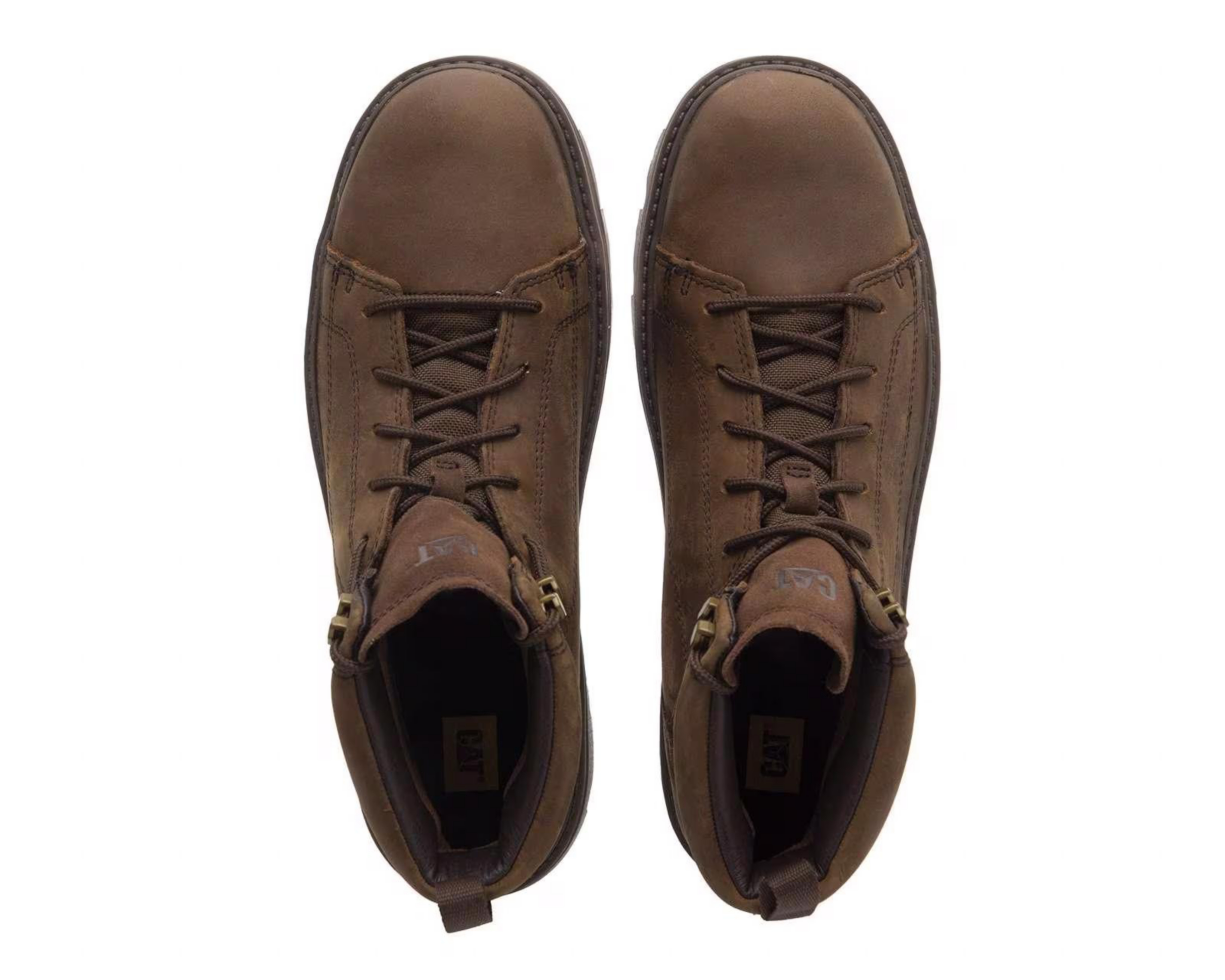 Foto 4 pulgar | Botas Outdoor CAT de Piel para Hombre