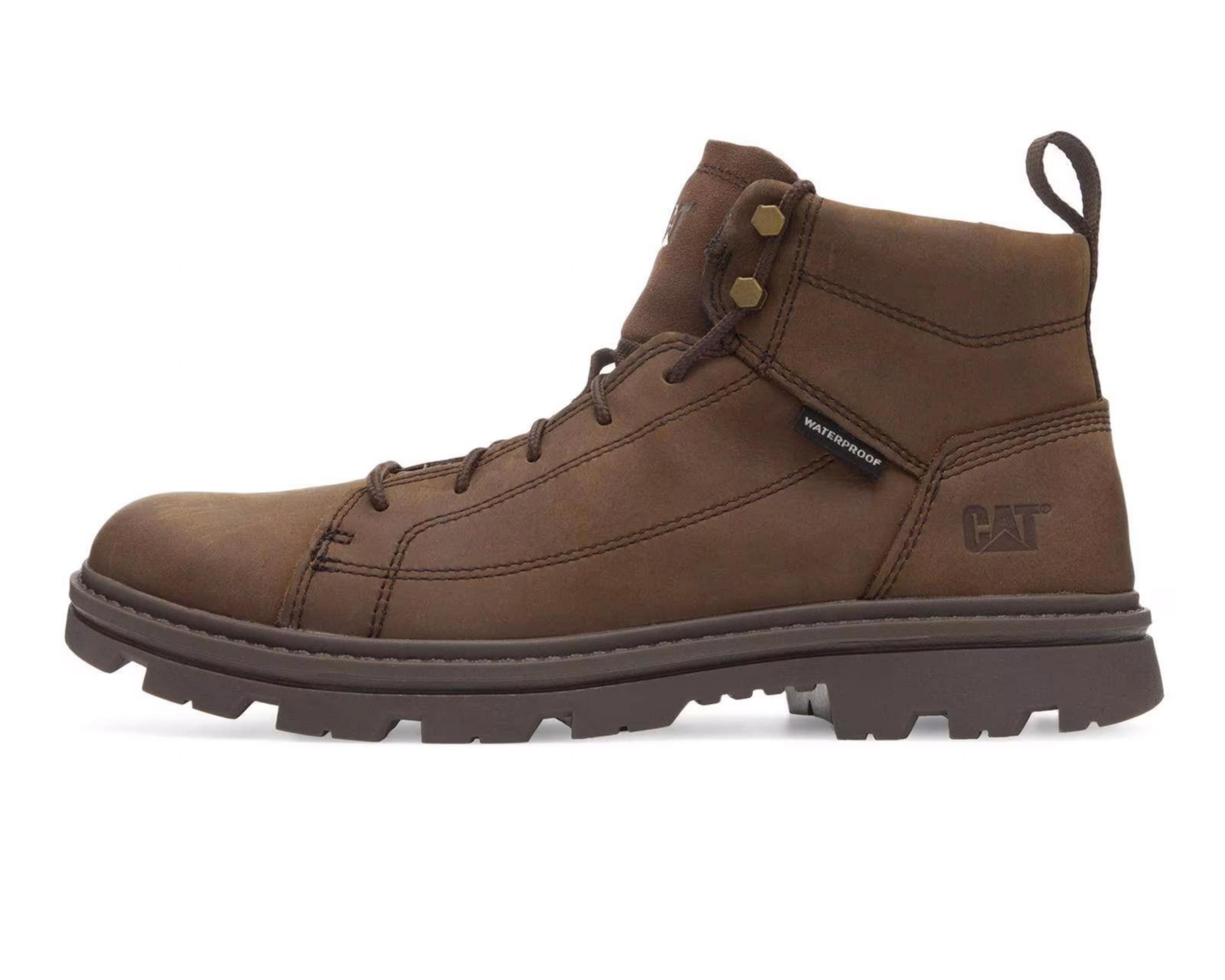 Foto 5 pulgar | Botas Outdoor CAT de Piel para Hombre