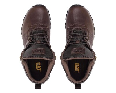 Foto 3 | Botas Outdoor CAT de Piel para Hombre