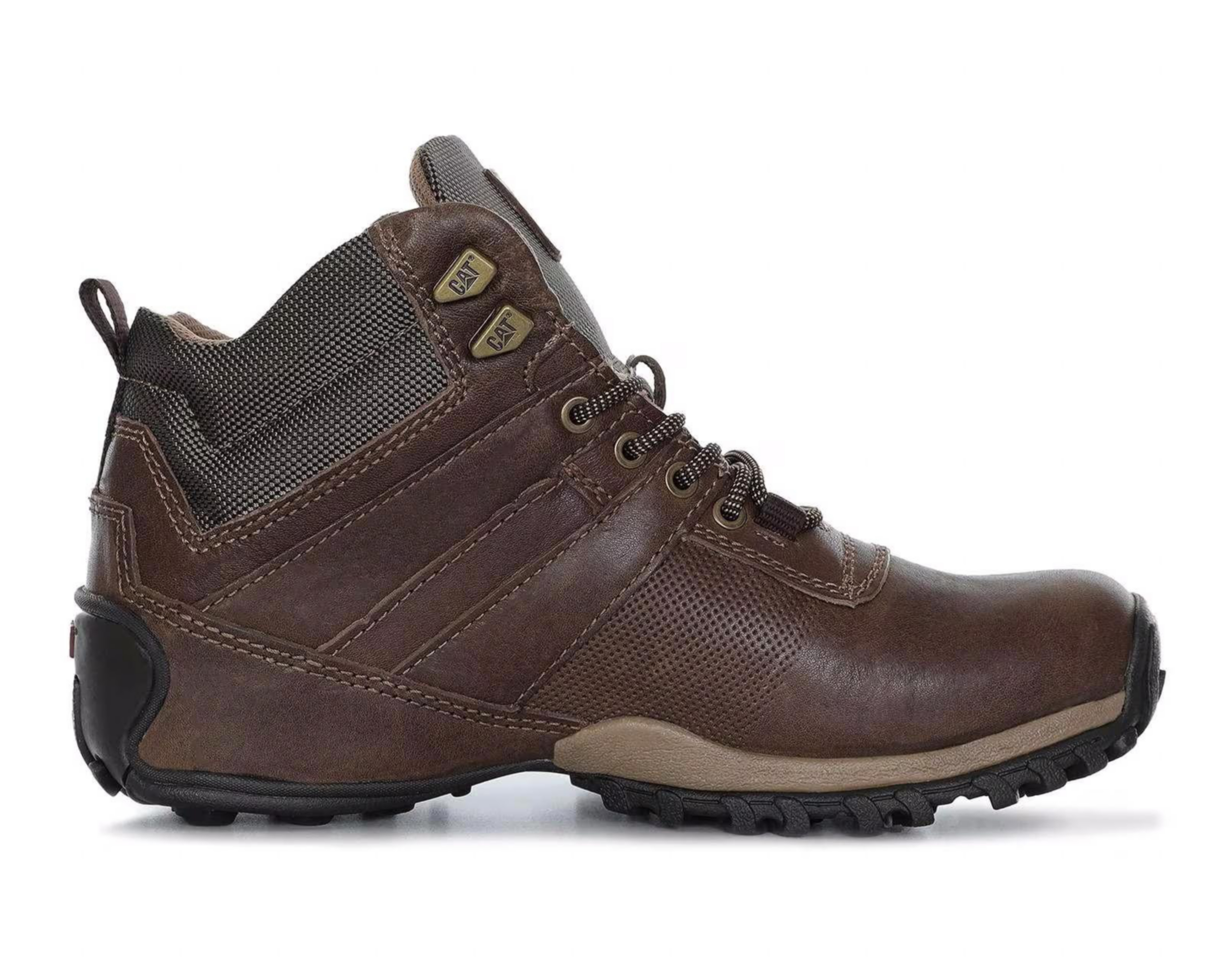 Foto 5 pulgar | Botas Outdoor CAT de Piel para Hombre