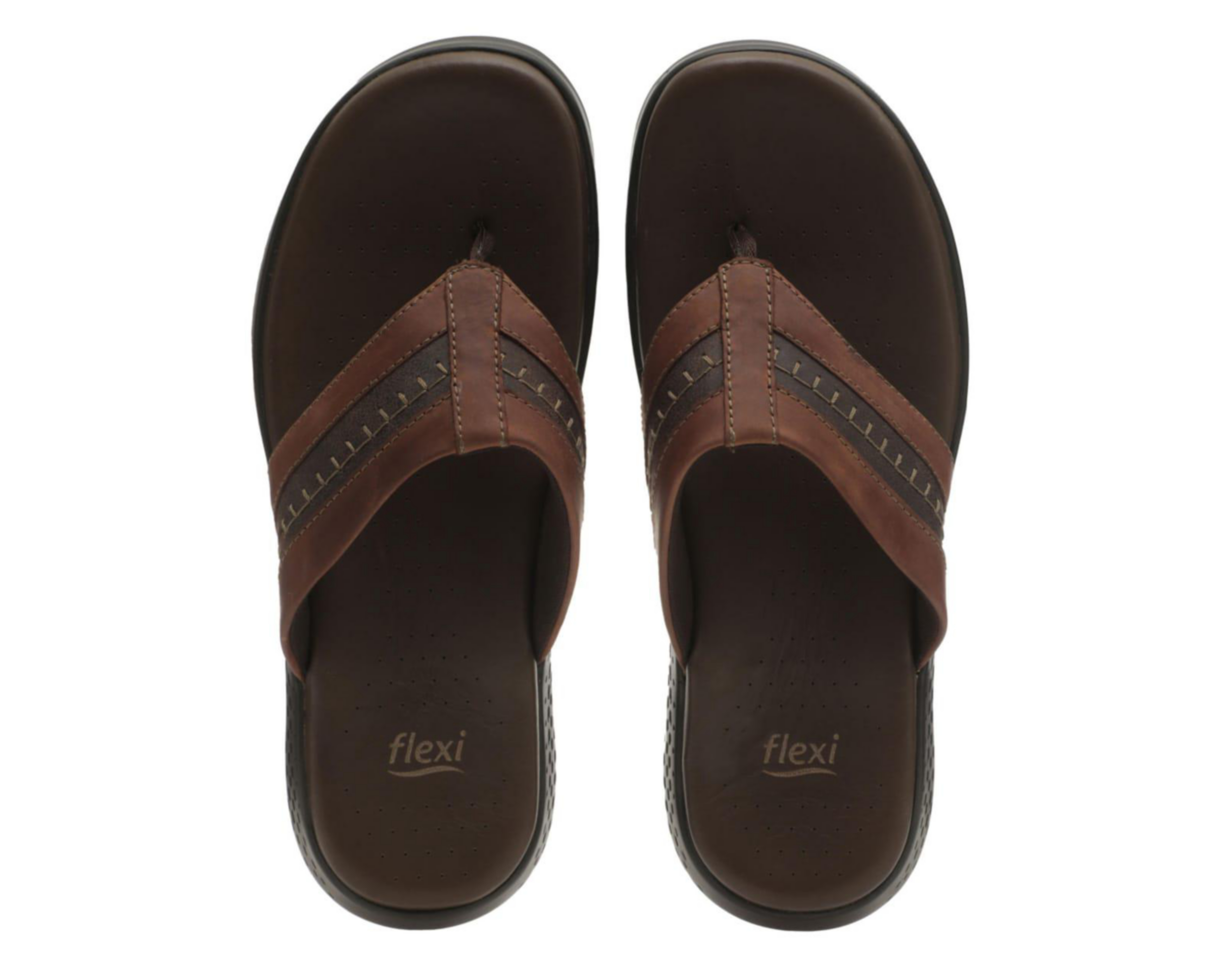 Foto 3 | Sandalias de Playa Flexi de Piel para Hombre