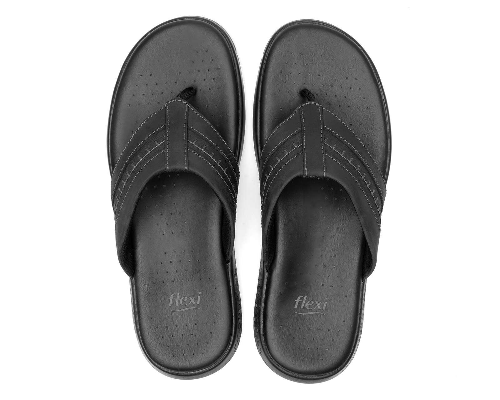 Foto 4 pulgar | Sandalias Casuales Flexi de Piel para Hombre