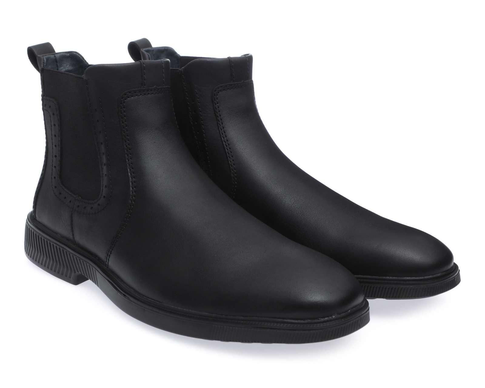 Foto 2 pulgar | Botas Casuales Flexi de Piel para Hombre