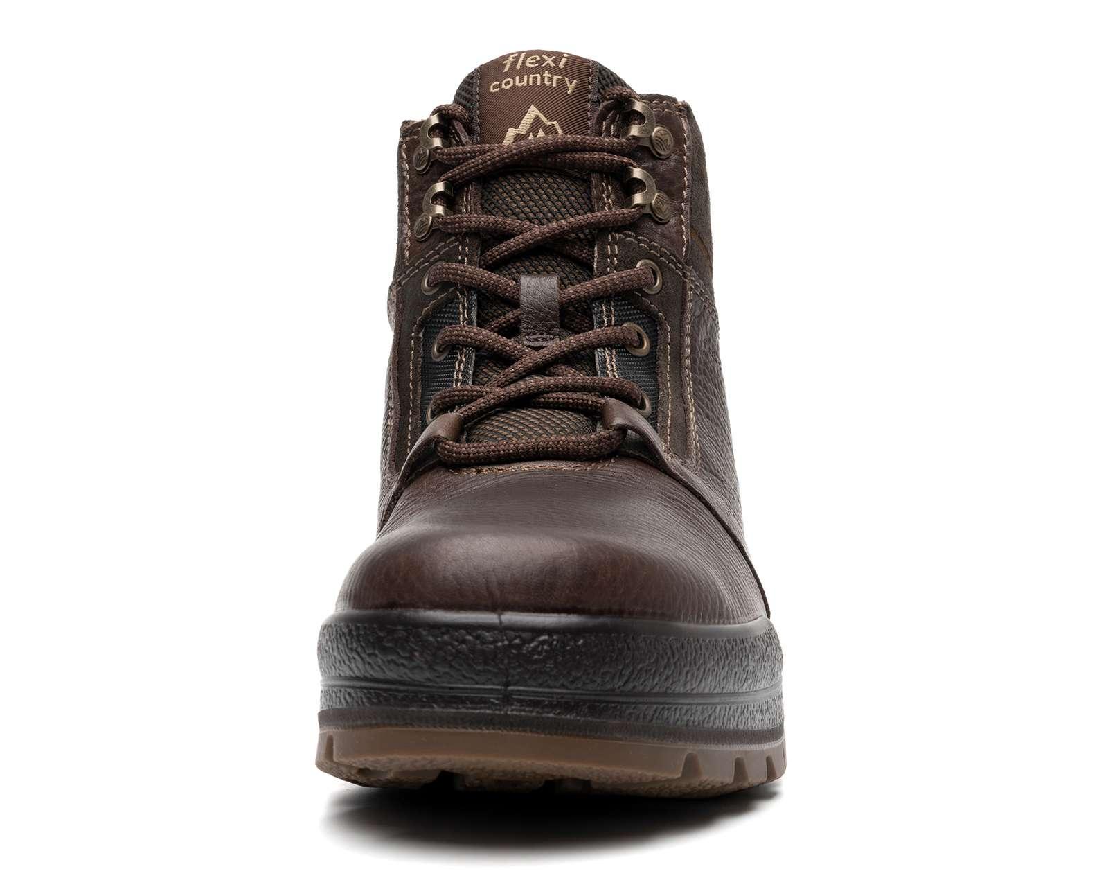 Foto 6 pulgar | Botas Outdoor Flexi de Piel para Hombre