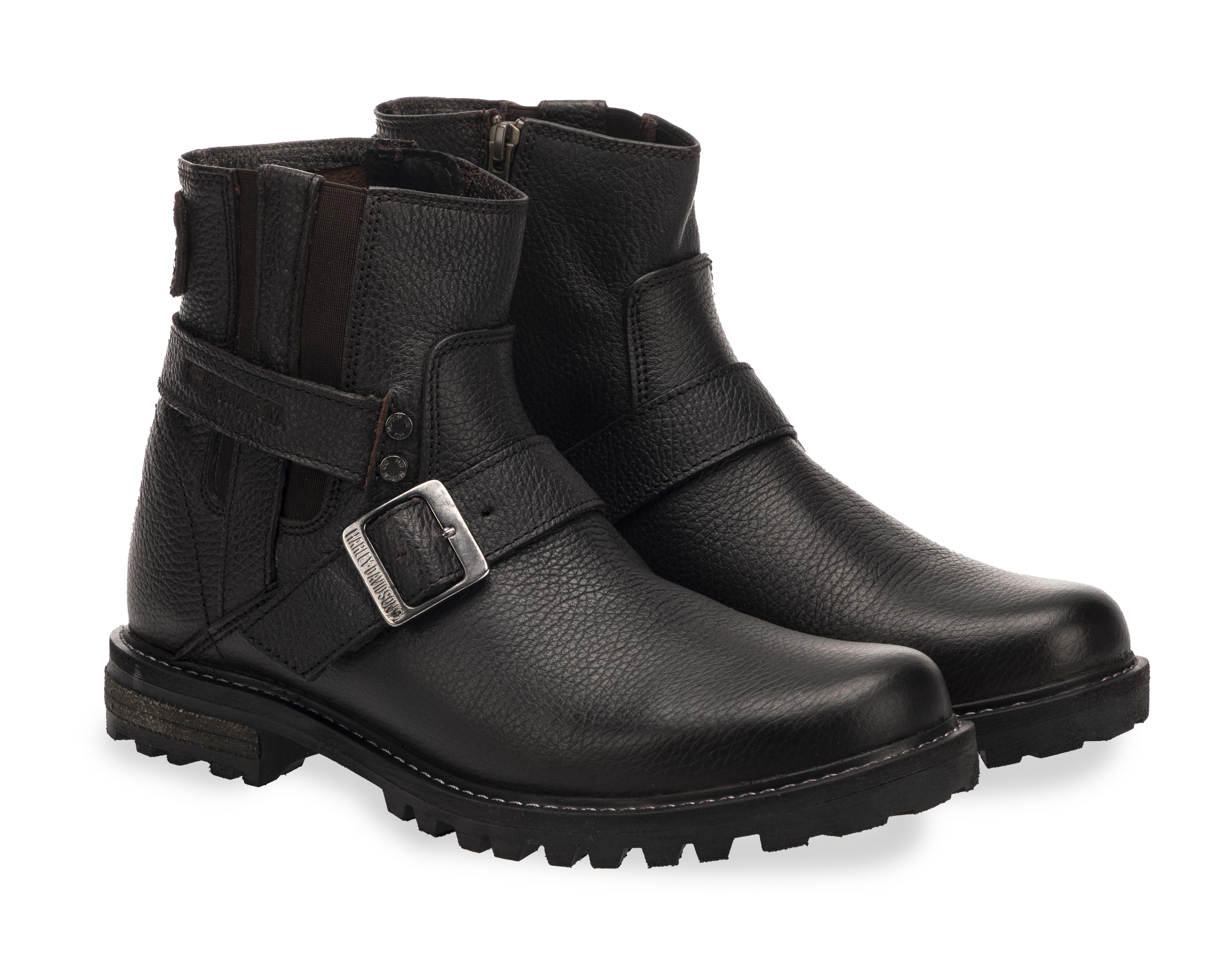 Foto 2 pulgar | Botas Biker Harley Davidson de Piel para Hombre