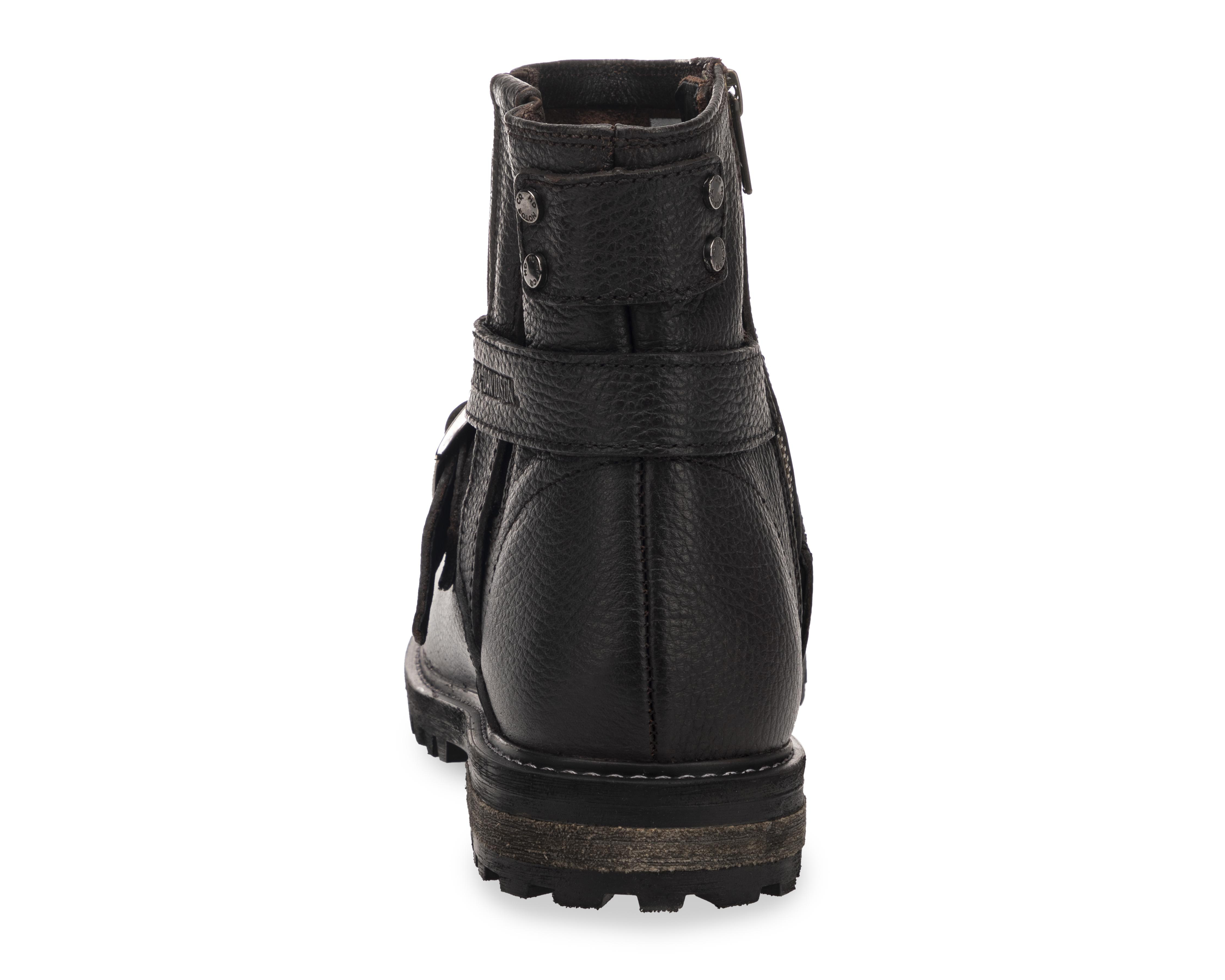 Foto 5 pulgar | Botas Biker Harley Davidson de Piel para Hombre