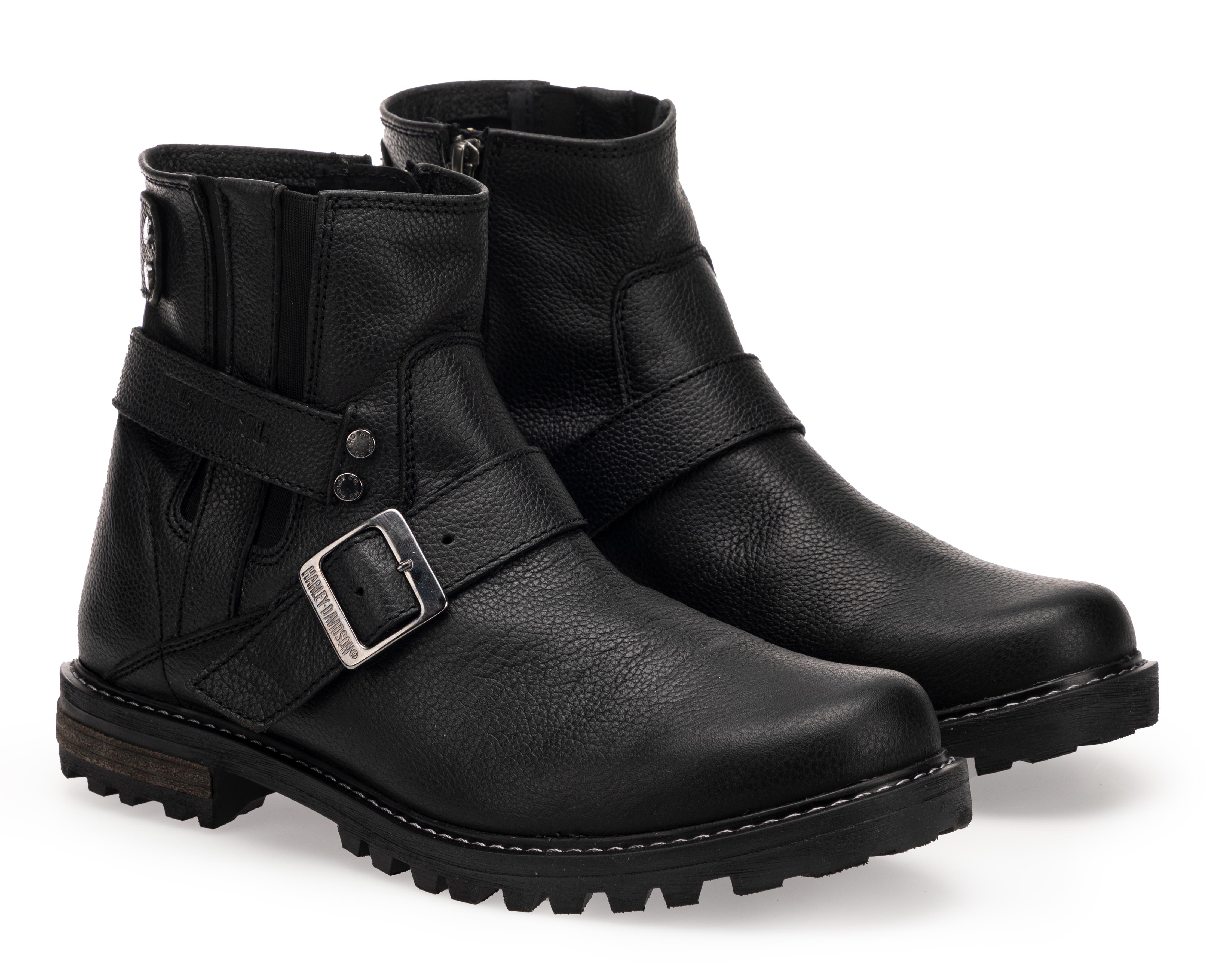 Foto 2 pulgar | Botas Biker Harley Davidson de Piel para Hombre