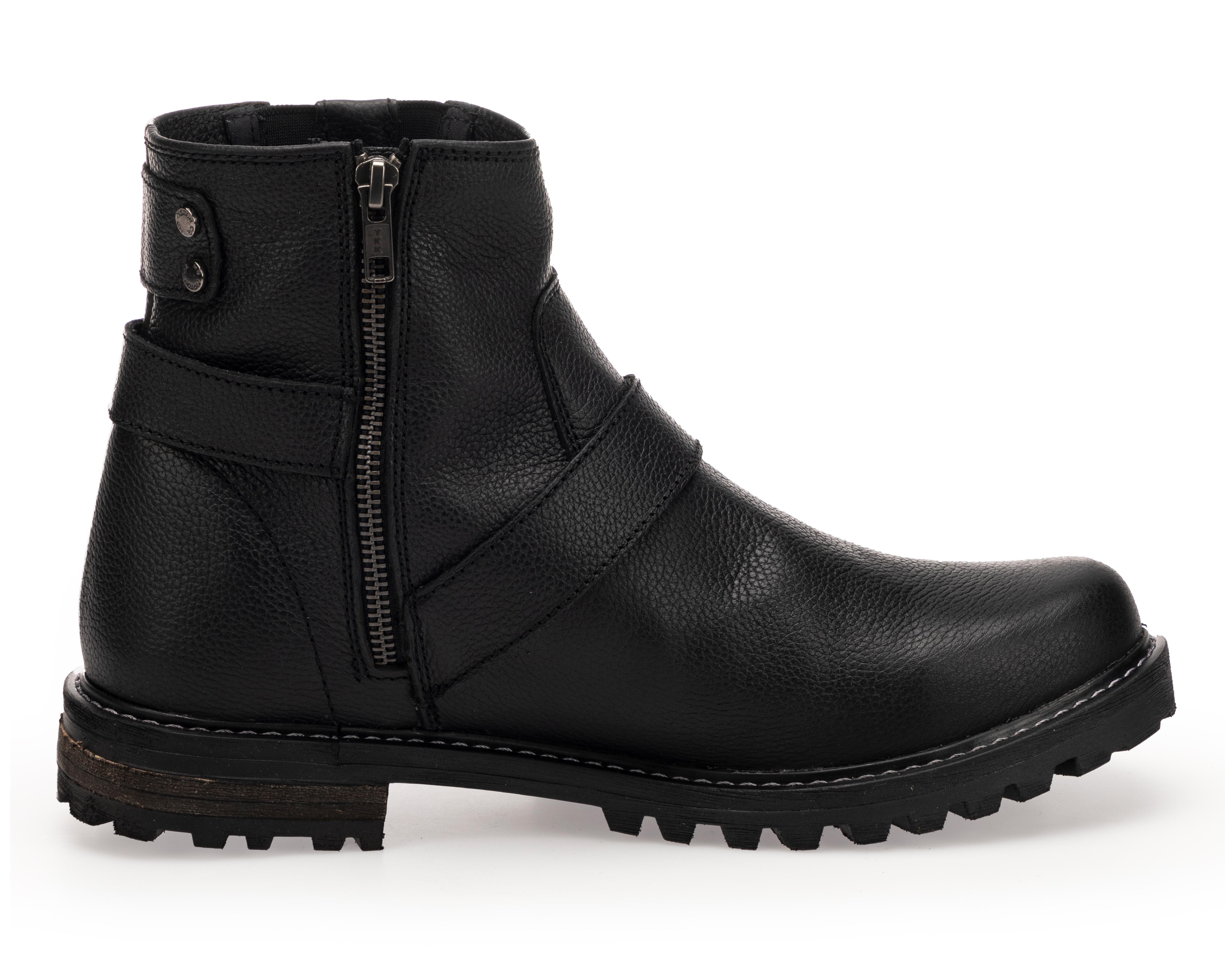 Foto 5 pulgar | Botas Biker Harley Davidson de Piel para Hombre